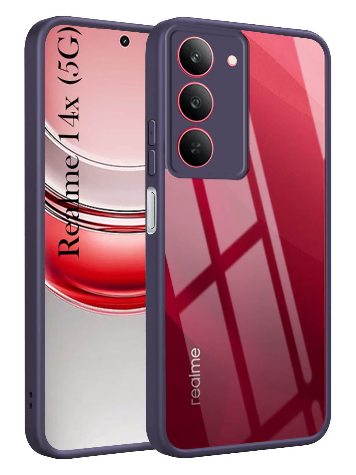 For Realme 14X Back Cover Case (Lifetime Anti Yellow | Anti Scratch | Crystal Clear Shockproof)