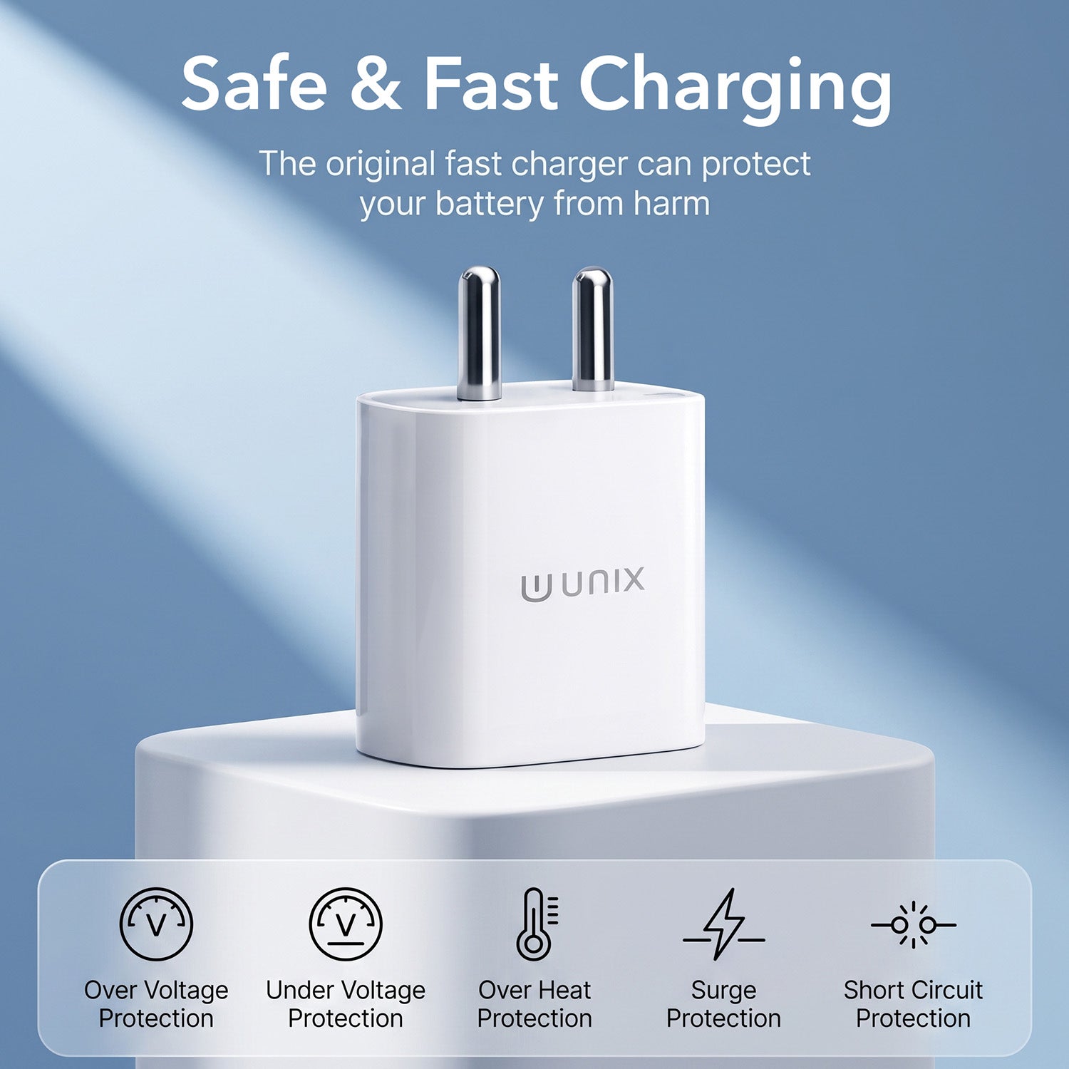 25W Fast Charging Adapter | USB-C Type Charger Up to 3X Faster