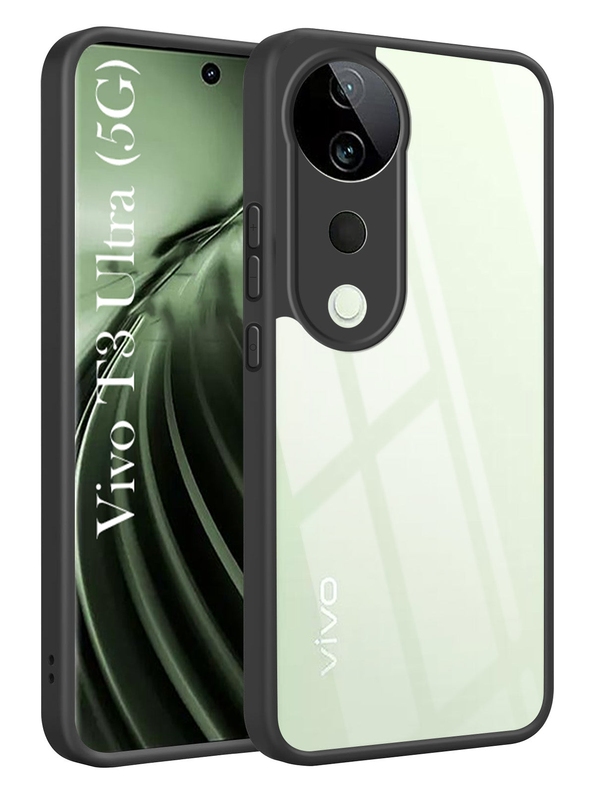 For Vivo T3 Ultra Back Cover Case (Lifetime Anti Yellow | Anti Scratch | Crystal Clear Shockproof)