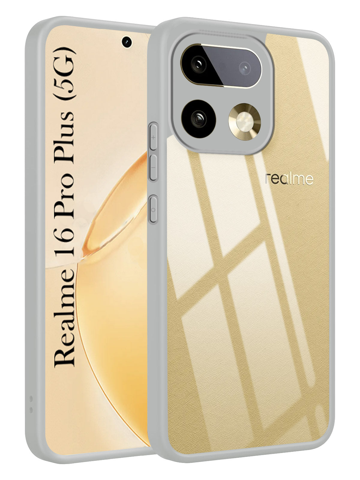 For Realme 16 Pro Plus 5G Back Cover Case Ultra-Hybrid (Lifetime Anti Yellow | Anti Scratch | Crystal Clear Shockproof)