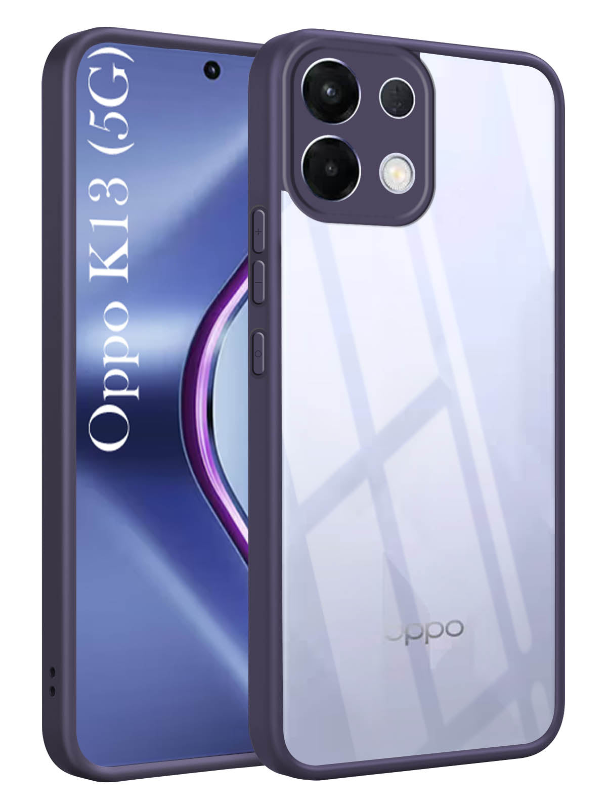 For Oppo K13 Back Cover Case (Lifetime Anti Yellow | Anti Scratch | Crystal Clear Shockproof)