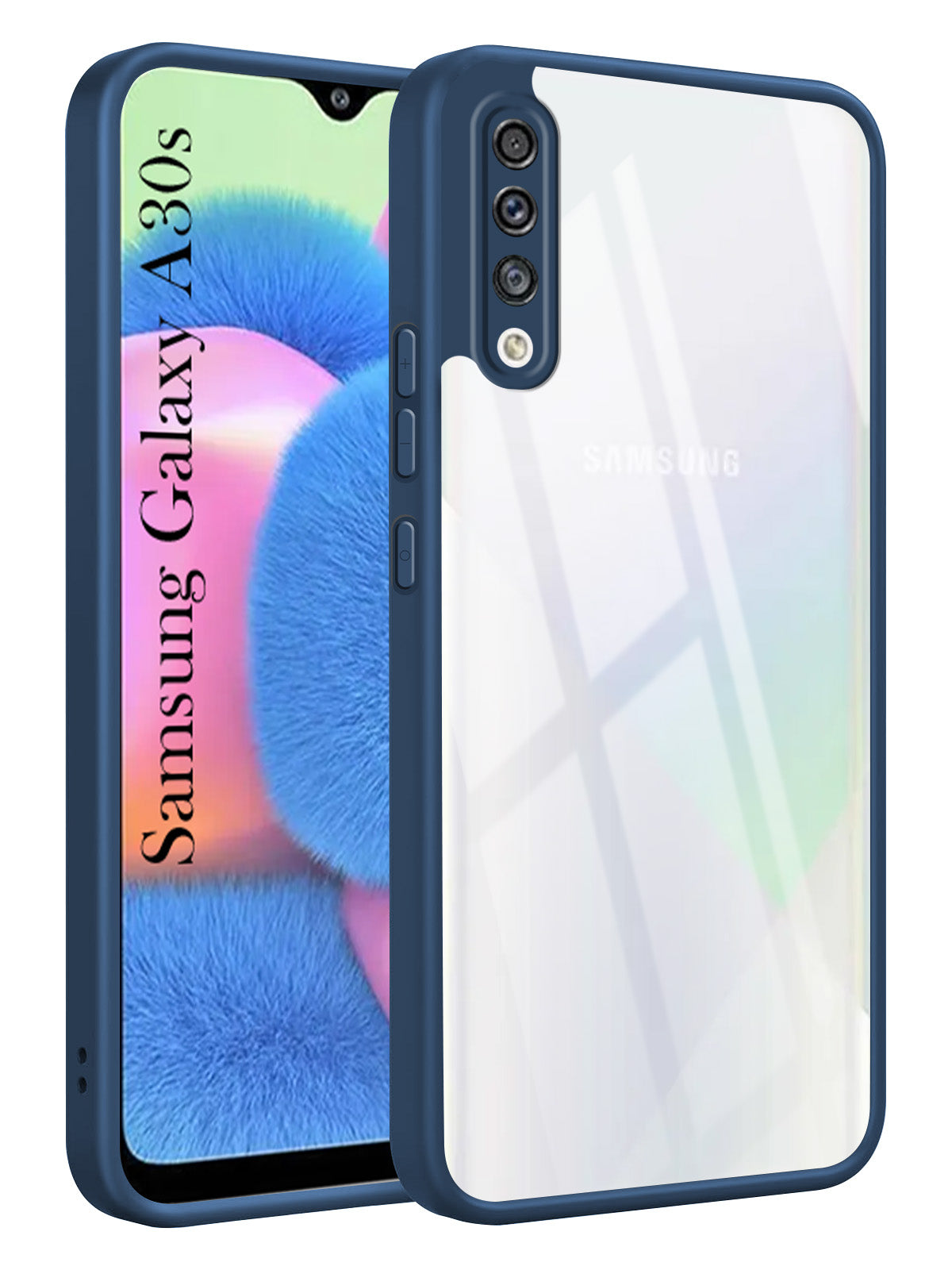For Samsung Galaxy A30s Back Cover Case Ultra-Hybrid (Lifetime Anti Yellow | Anti Scratch | Crystal Clear Shockproof)