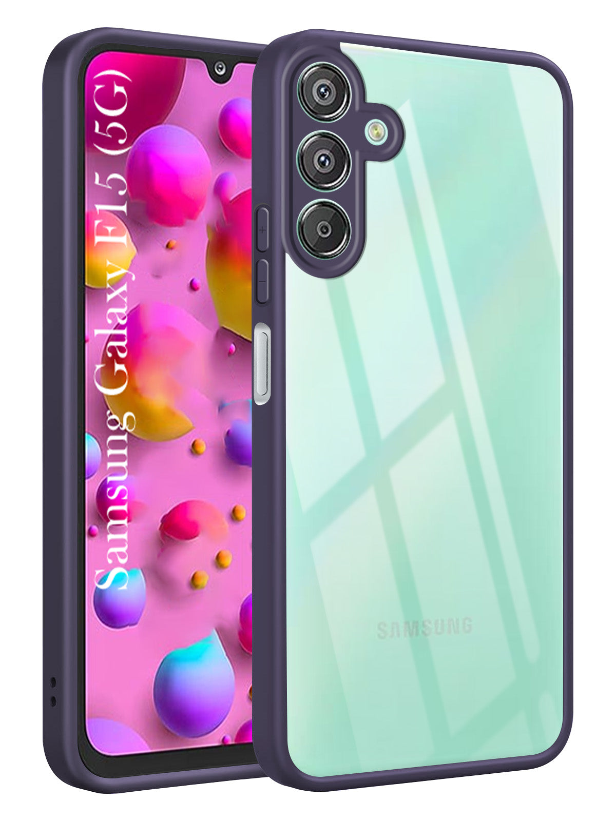 For Samsung Galaxy F15 5G Back Cover Case Ultra-Hybrid (Lifetime Anti Yellow | Anti Scratch | Crystal Clear Shockproof)