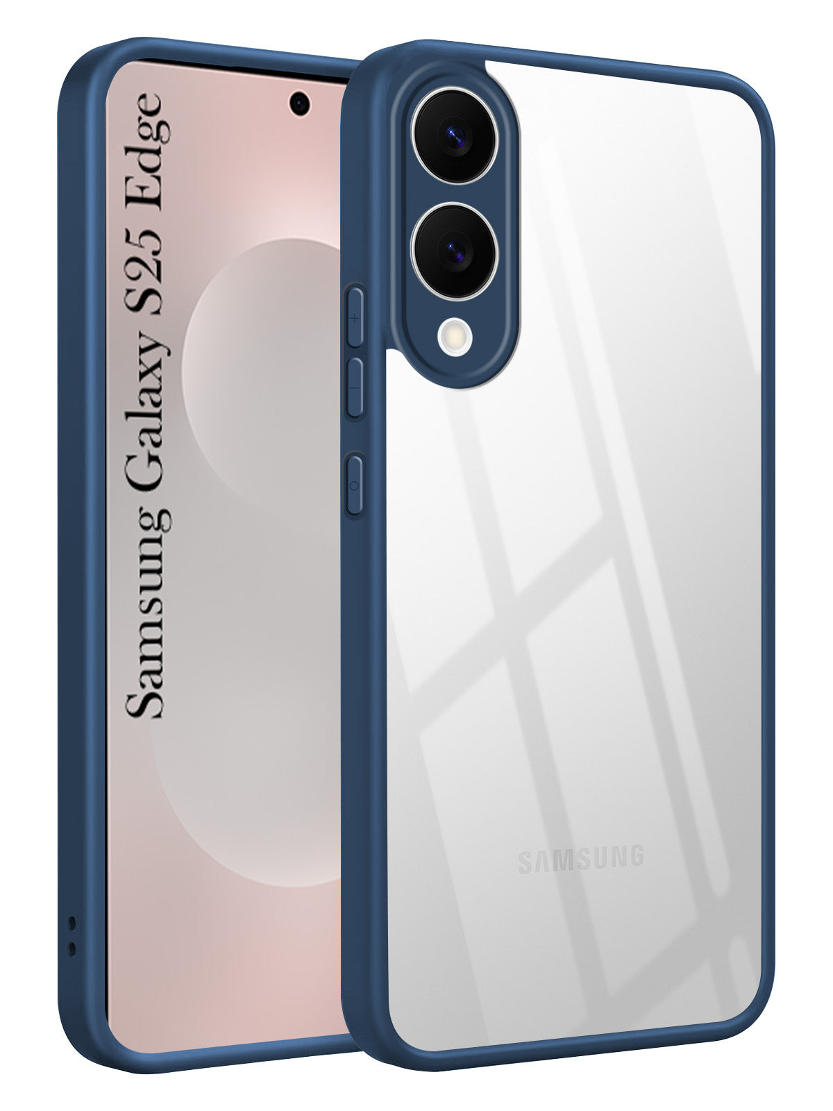 For Samsung Galaxy S25 Edge Back Cover Case Ultra-Hybrid (Lifetime Anti Yellow | Anti Scratch | Crystal Clear Shockproof)
