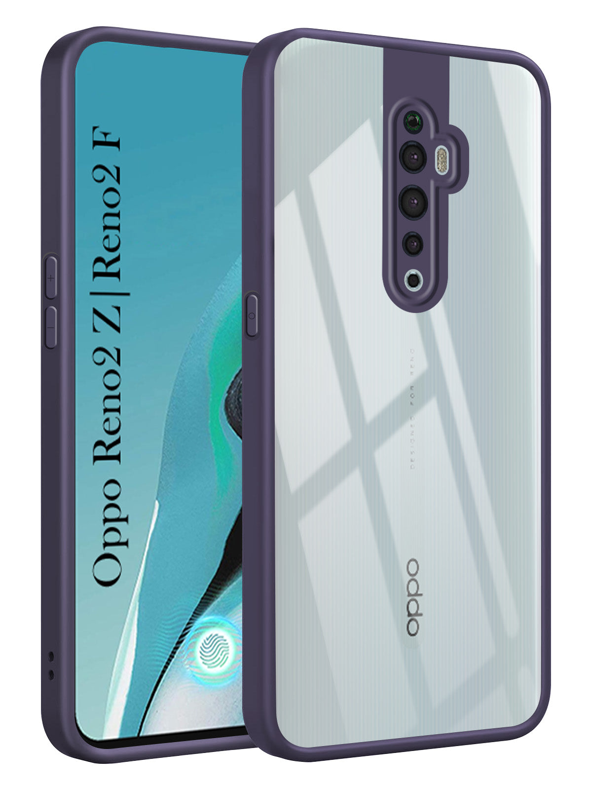 For Reno2 Z | Reno 2Z | Reno 2F | 2 F Back Cover Case Ultra-Hybrid (Lifetime Anti Yellow | Anti Scratch | Crystal Clear Shockproof)