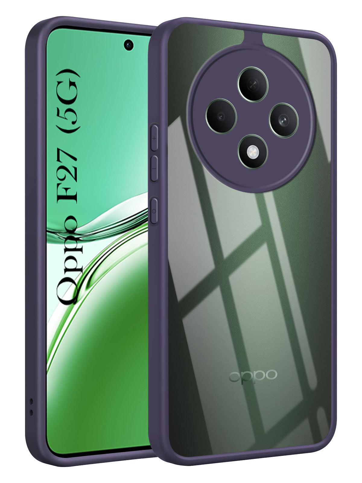 For Oppo F27 5G Back Cover Case (Lifetime Anti Yellow | Anti Scratch | Crystal Clear Shockproof)
