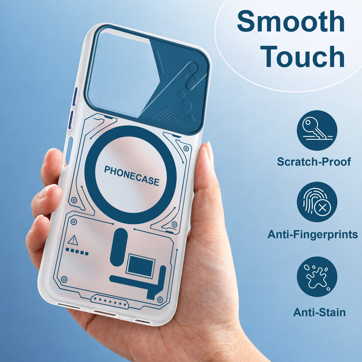 For Samsung Galaxy F70 Pro 5G Metallic Back Cover Case (Metallic Camera Protection & Buttons | Translucent Milky Shade | Hard Polycarbonate)