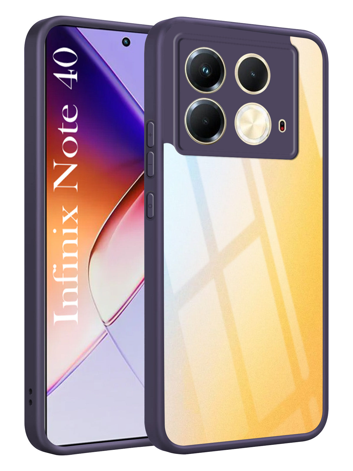 For Infinix Note 40 Back Cover Case (Lifetime Anti Yellow | Anti Scratch | Crystal Clear Shockproof)