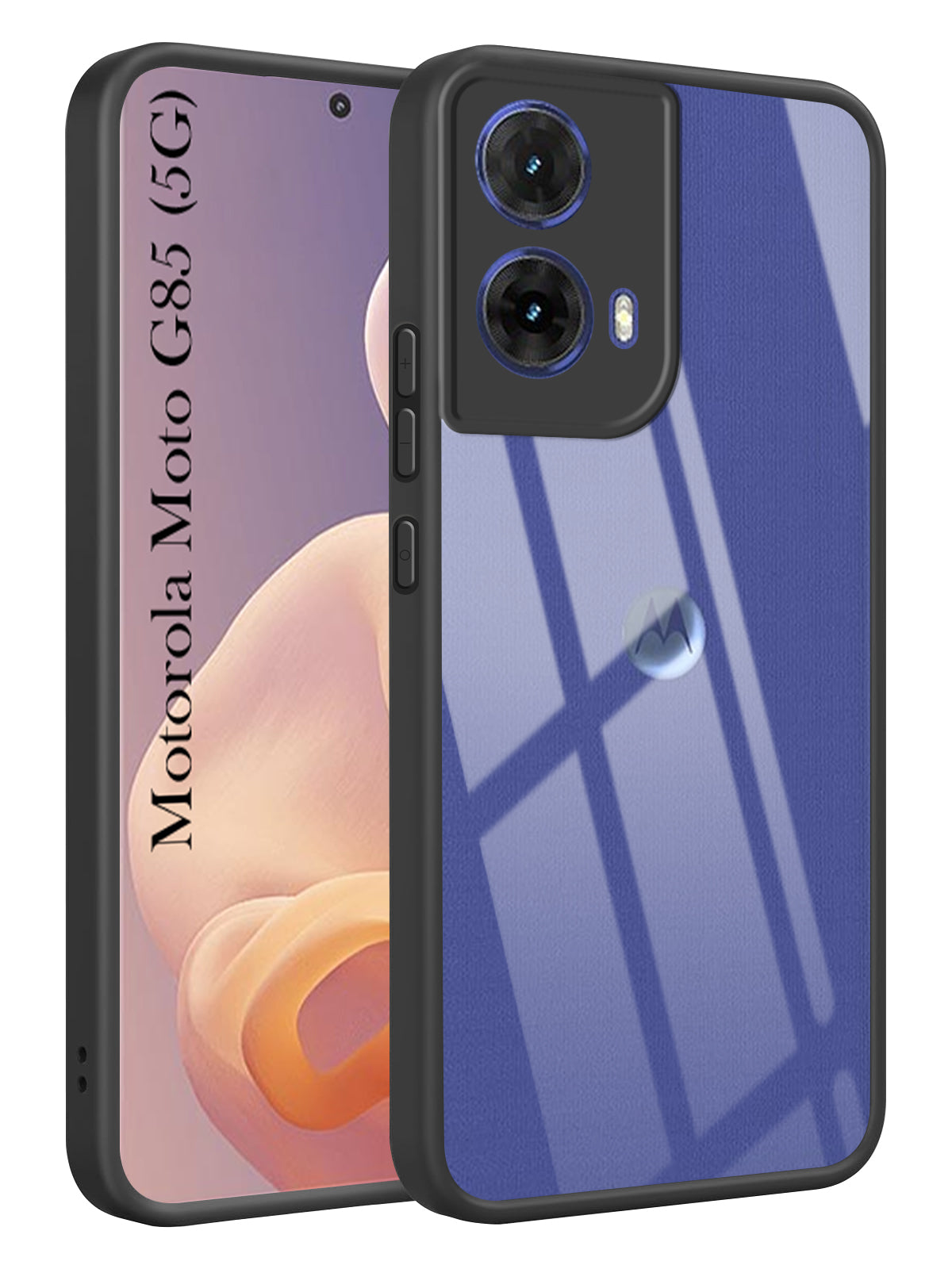 For Motorola Moto G85 5G Back Cover Case (Lifetime Anti Yellow | Anti Scratch | Crystal Clear Shockproof)