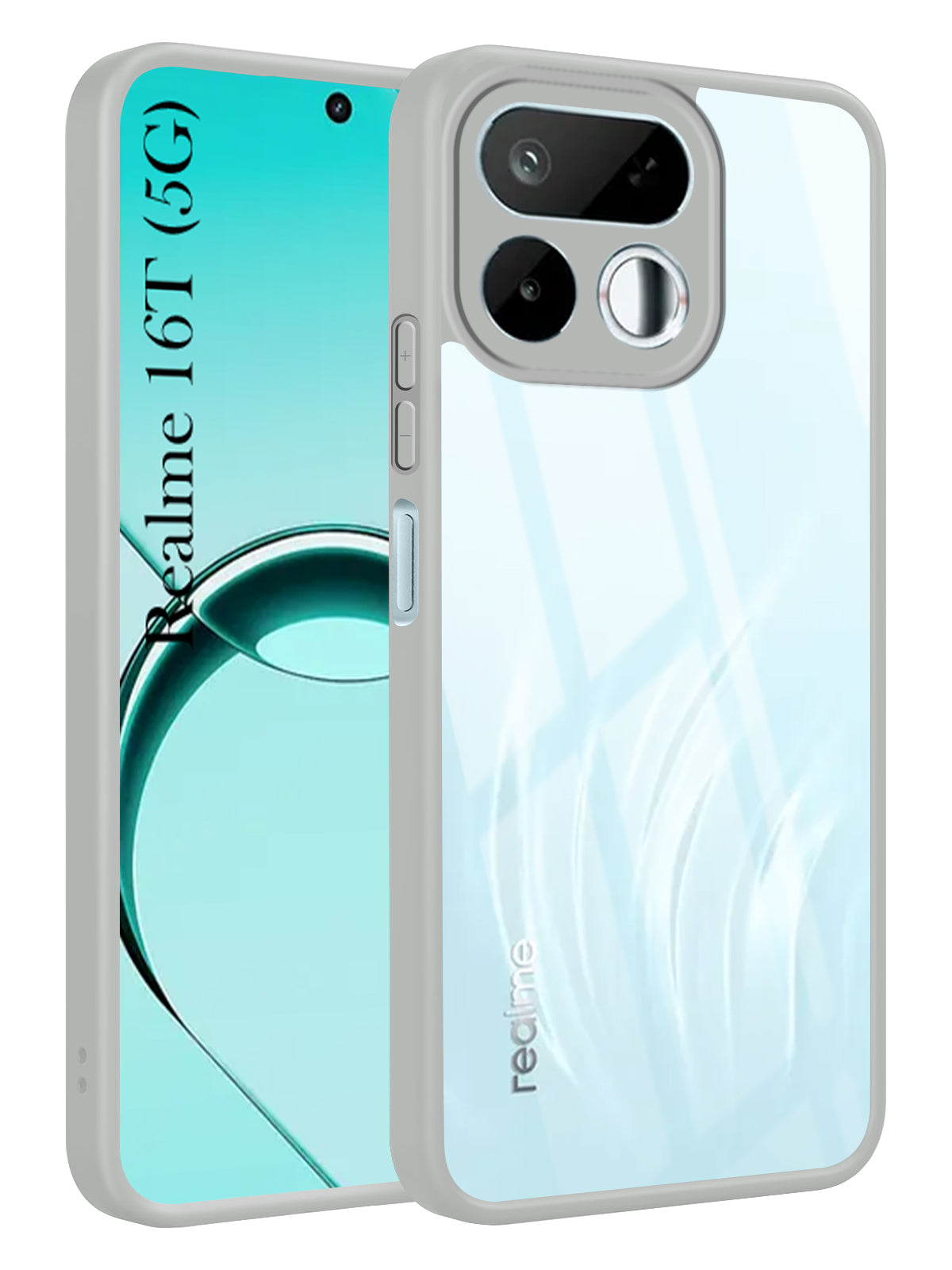 For Realme 16T 5G Lite Back Cover Case Ultra-Hybrid (Lifetime Anti Yellow | Anti Scratch | Crystal Clear Shockproof)