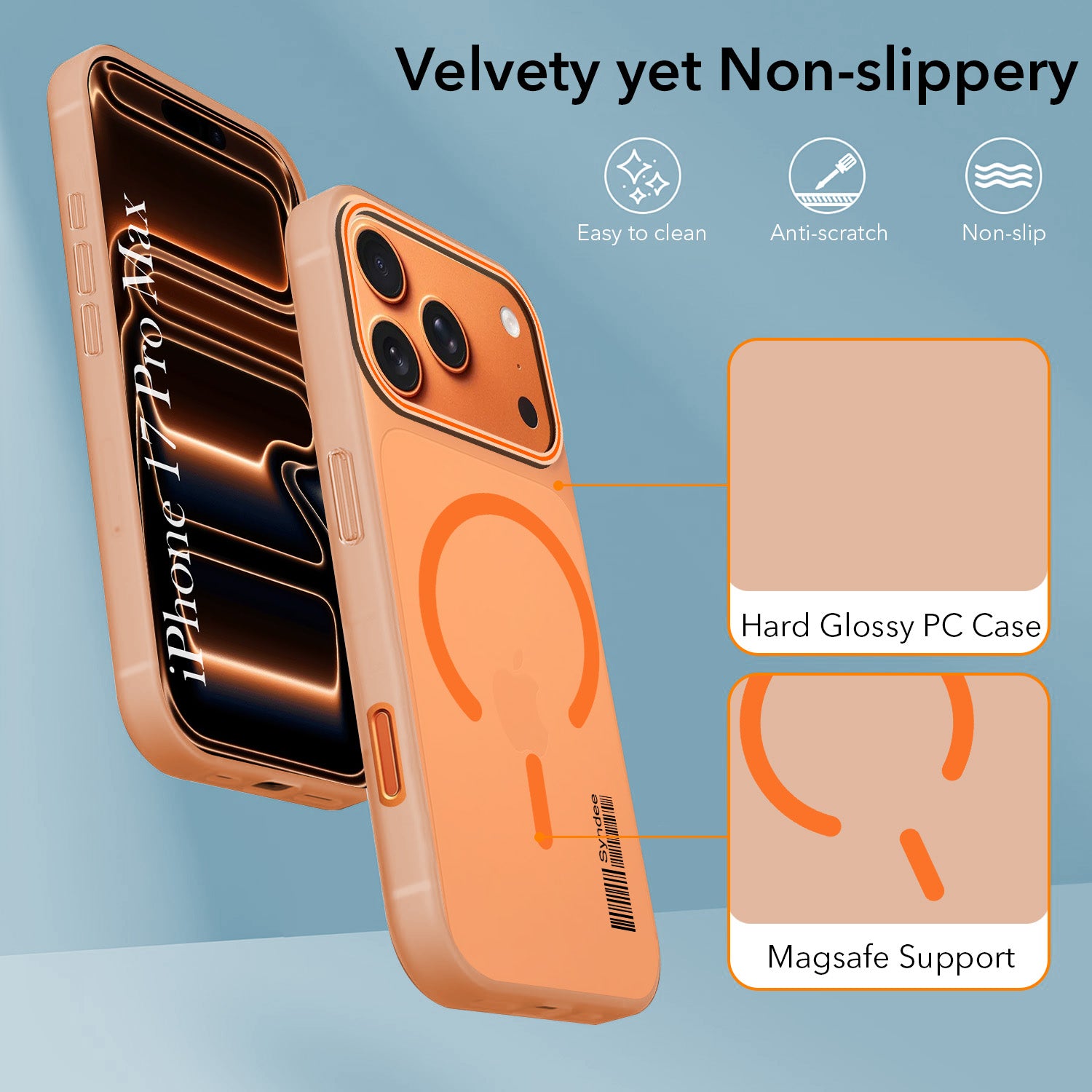 For Apple iPhone 17 Pro Max Back Cover Case (Soft Touch | Camera Bump Protection | MagSafe Compatible | Matte Finish)