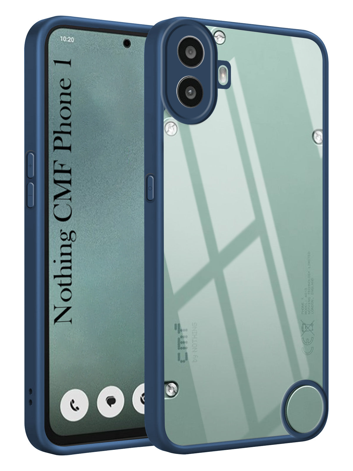 For Nothing CMF Phone 1 Back Cover Case Ultra-Hybrid (Lifetime Anti Yellow | Anti Scratch | Crystal Clear Shockproof)
