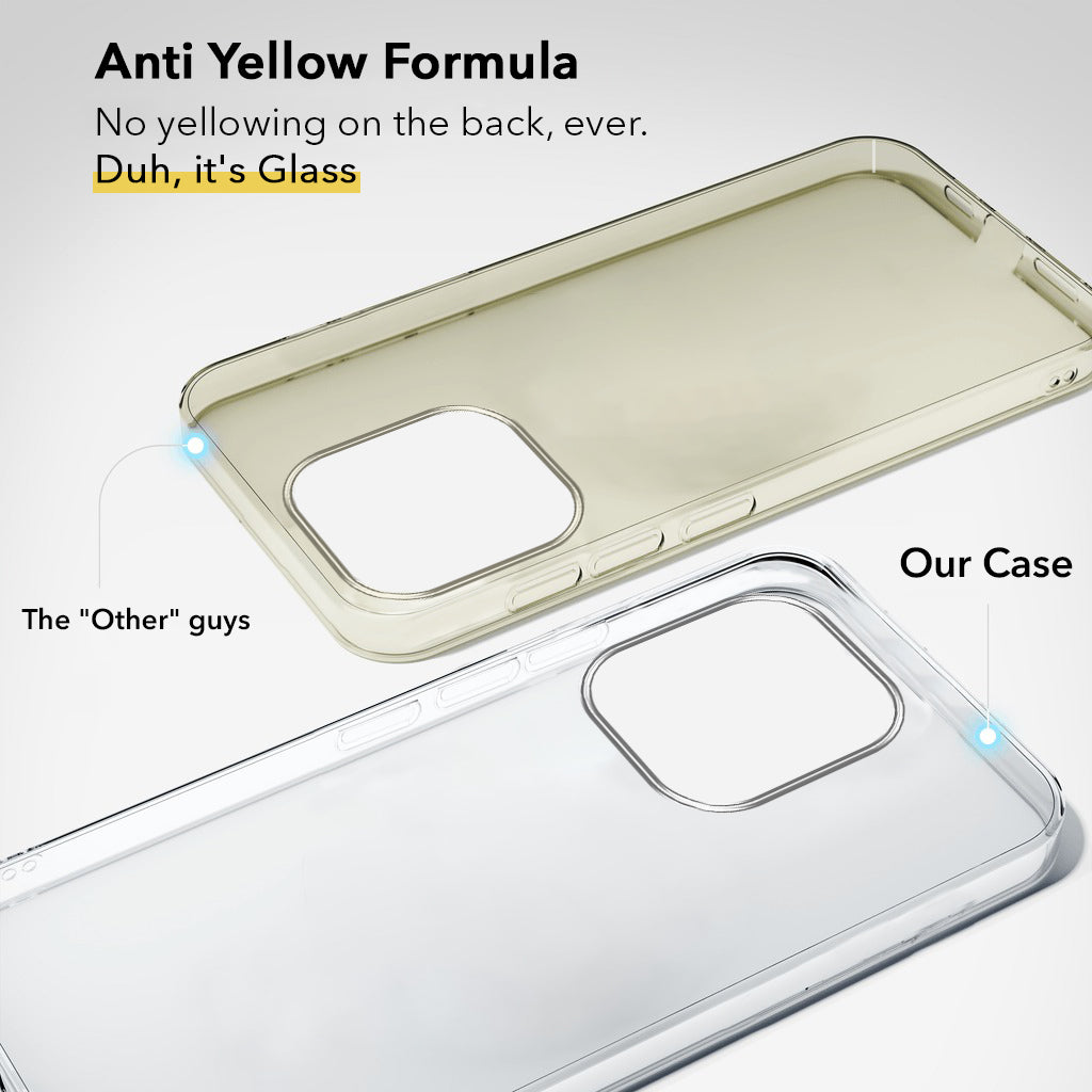For Vivo V70 | Vivo V70 Elite 5G Back Cover Case Lifetime Anti-Yellow Clear (Sleek Hard Crystal | Shockproof and Camera Protection)
