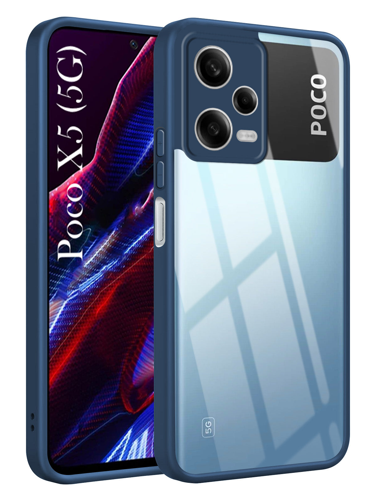 For Xiaomi Poco X5 5G Back Cover Case Ultra-Hybrid (Lifetime Anti Yellow | Anti Scratch | Crystal Clear Shockproof)
