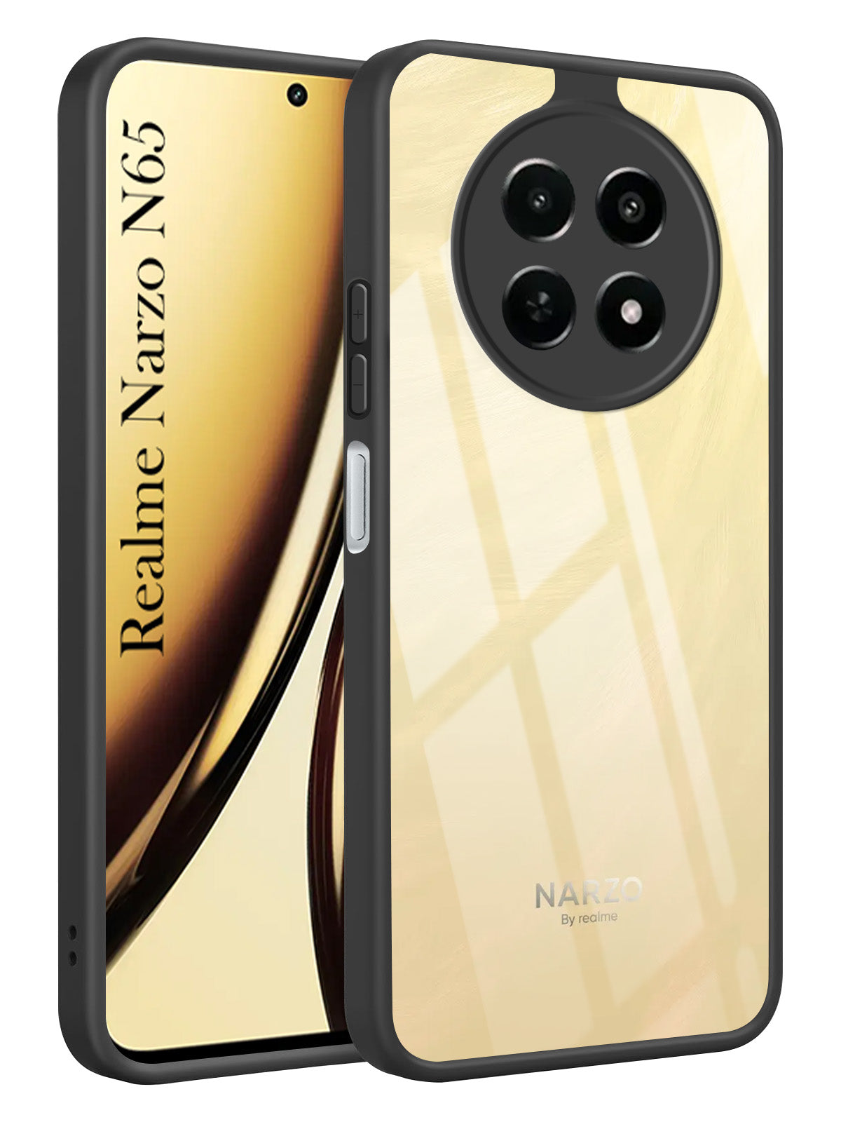 For Realme Narzo N65 5G Ultra-Hybrid Back Cover Case (Lifetime Anti Yellow | Anti Scratch | Crystal Clear Shockproof)