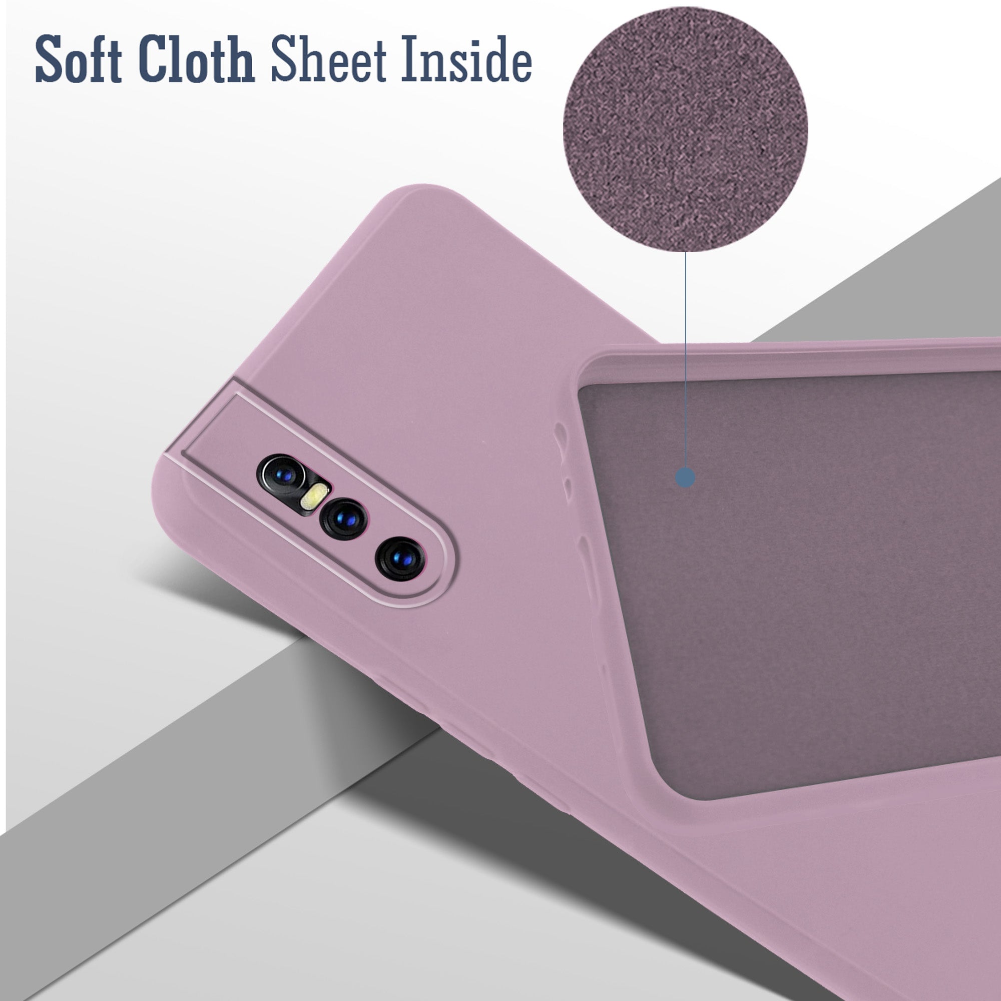 For Vivo V15 Pro Back Cover ( Silicone Clear Shockproof Case with Camera Protection | Soft and Flexible | Transparent)