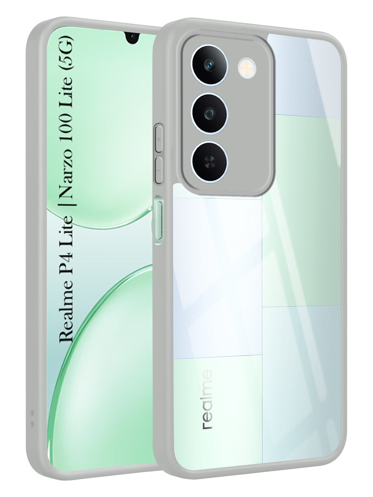 For Realme P4 Lite 5G | Narzo 100 Lite 5G Back Cover Case Ultra-Hybrid (Lifetime Anti Yellow | Anti Scratch | Crystal Clear Shockproof)