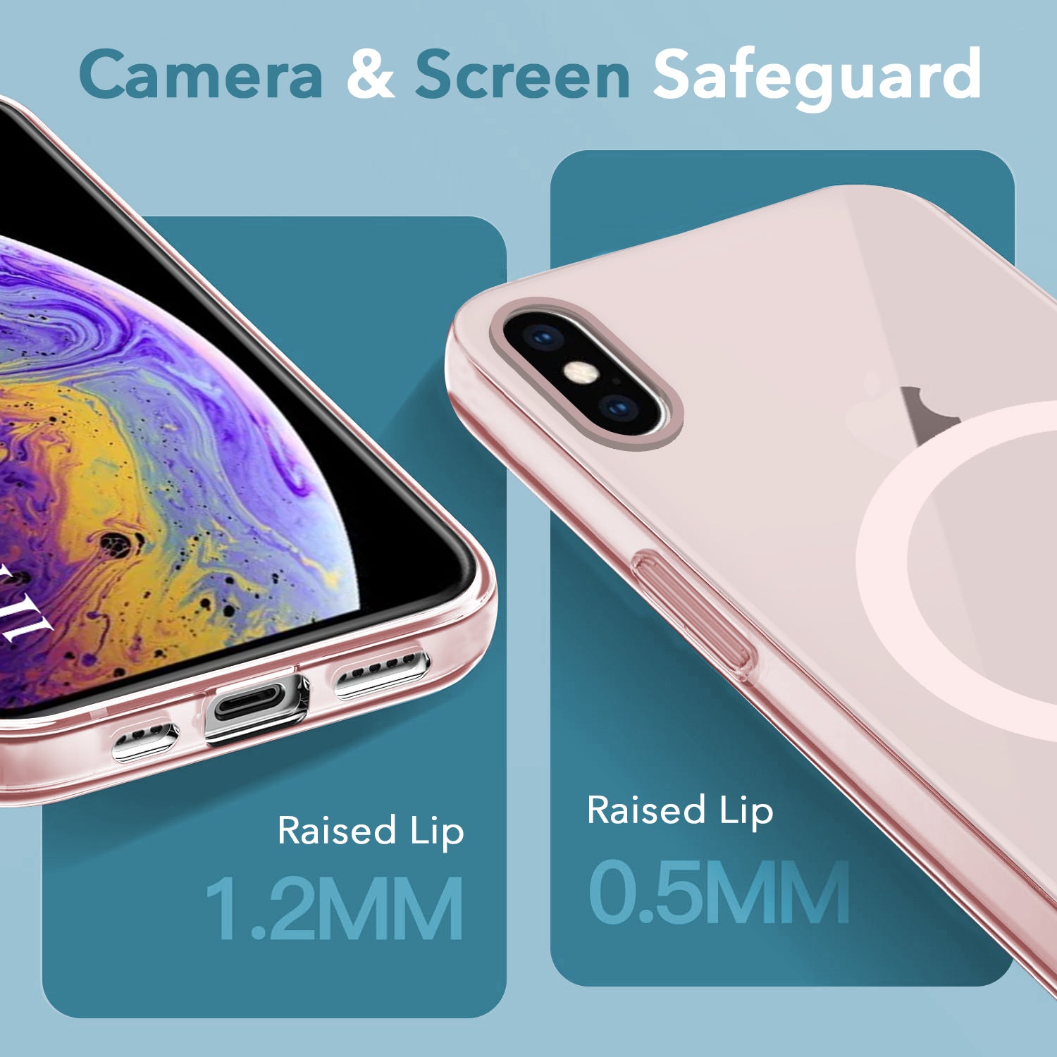For Apple iPhone Xs Max Back Cover Case (Frosted Matte Feel | MagSafe Compatible Wireless Charging | Polycarbonate Material)