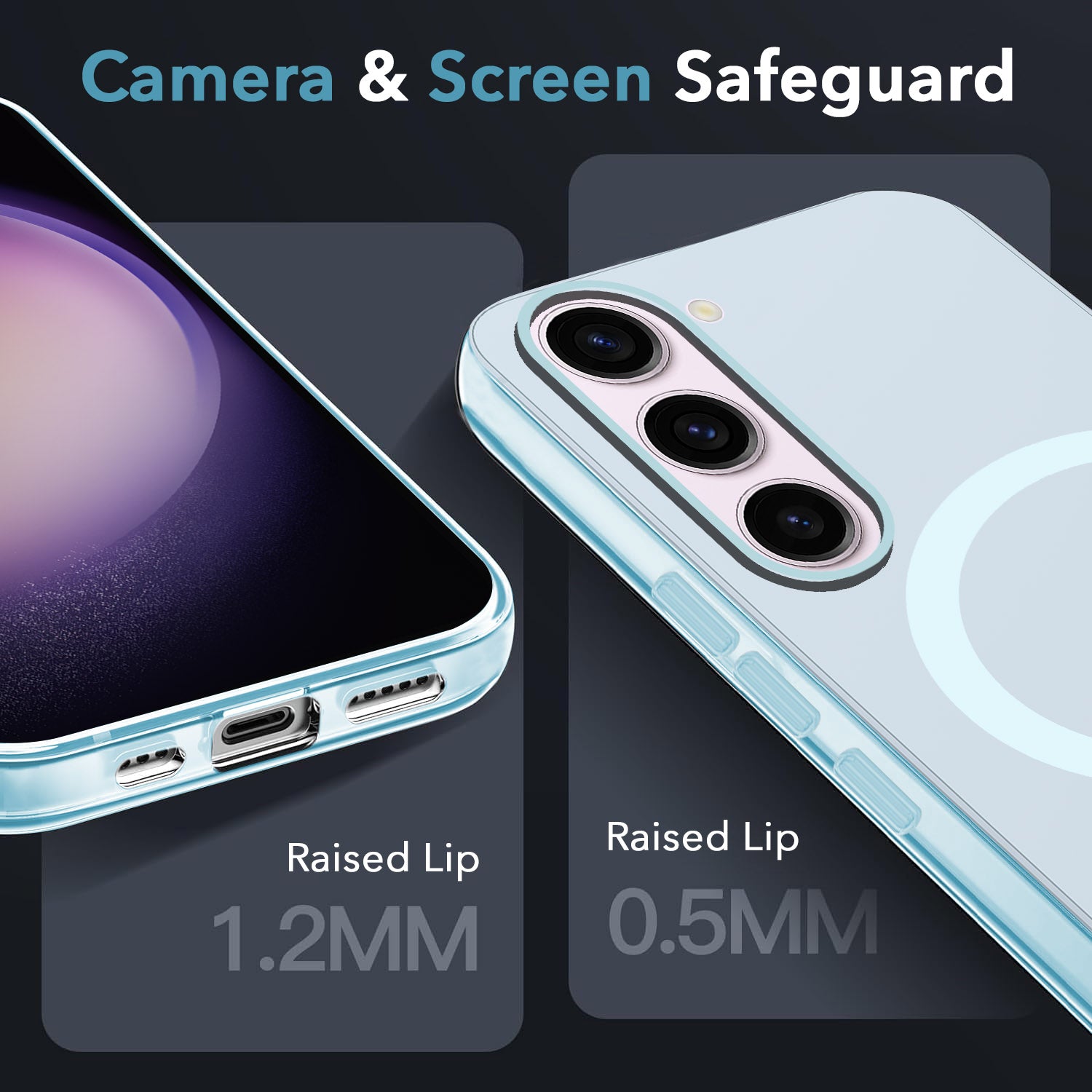 For Samsung Galaxy S23 Plus Back Cover Case Crystal (Frosted Matte Feel | MagSafe Compatible Wireless Charging)