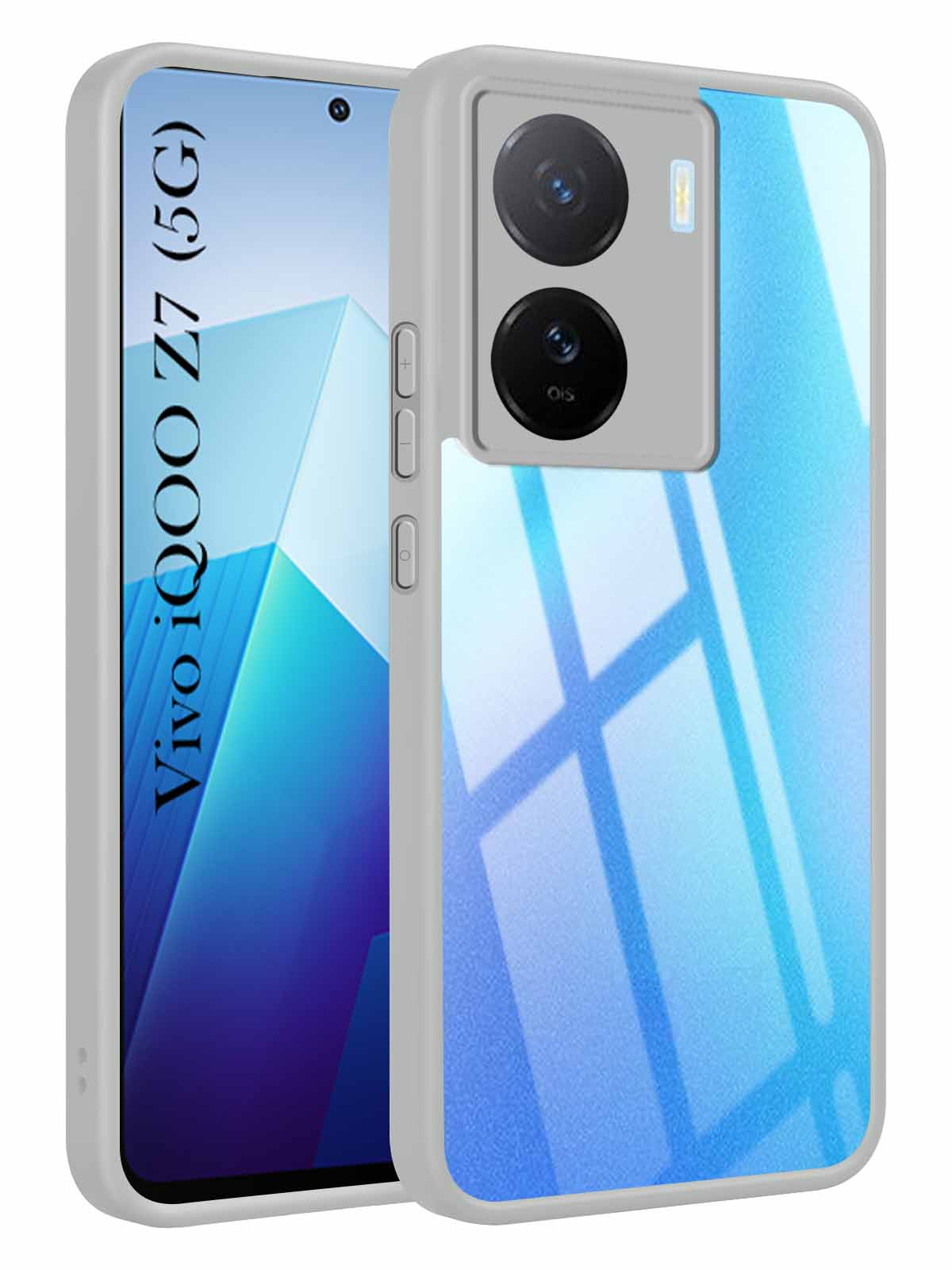 For Vivo iQOO Z7  Back Cover Case Ultra-Hybrid (Lifetime Anti Yellow | Anti Scratch | Crystal Clear Shockproof)