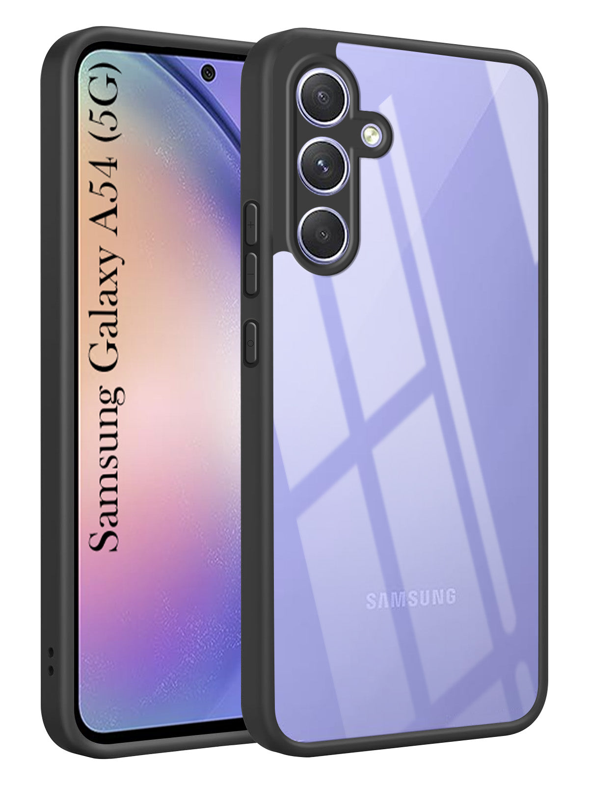 For Samsung Galaxy A54 5G Back Cover Case Ultra-Hybrid (Lifetime Anti Yellow | Anti Scratch | Crystal Clear Shockproof)