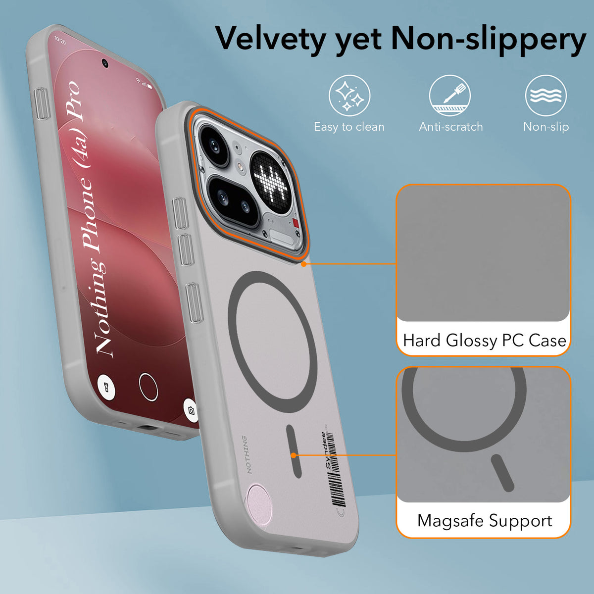 For Nothing Phone 4A Pro 5G Back Cover Case (Soft Touch | Camera Bump Protection | MagSafe Compatible | Matte Finish)
