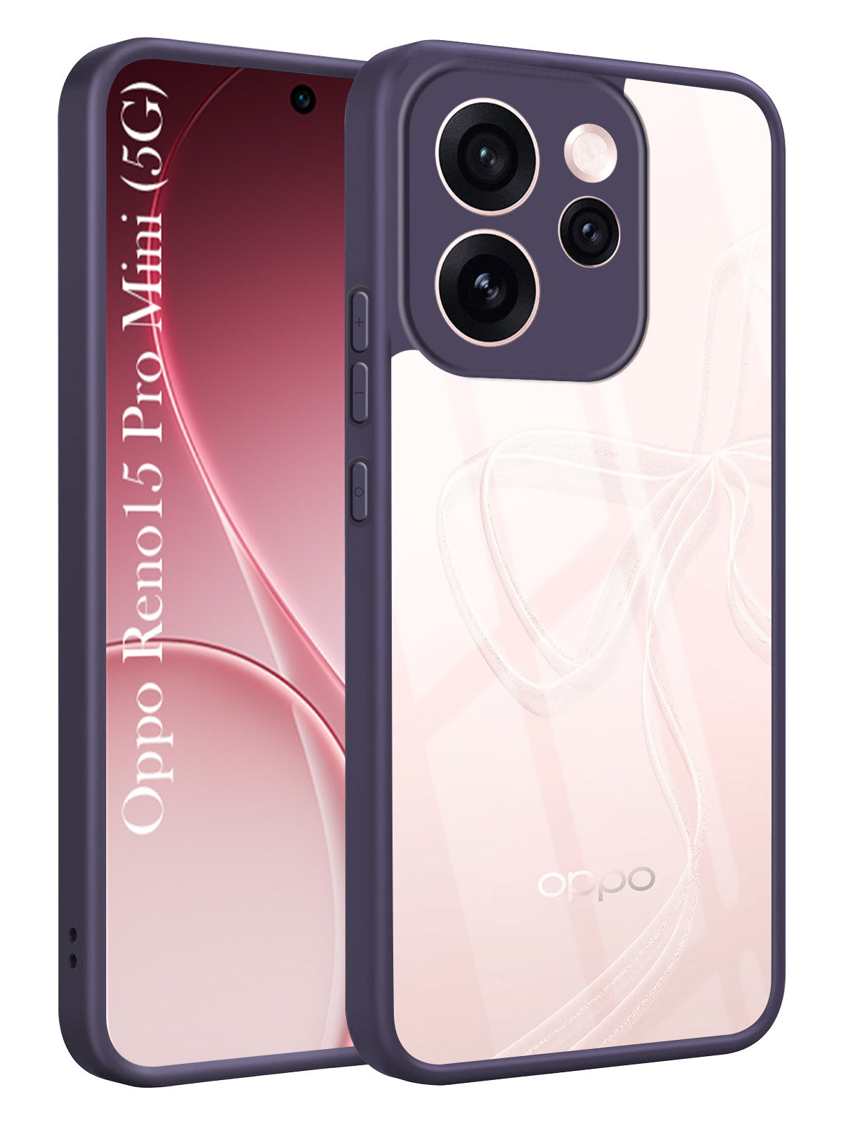 For Oppo Reno15 Pro Mini 5G | Oppo Reno 15 Pro Mini 5G Back Cover Case Ultra-Hybrid (Lifetime Anti Yellow | Anti Scratch | Crystal Clear Shockproof)