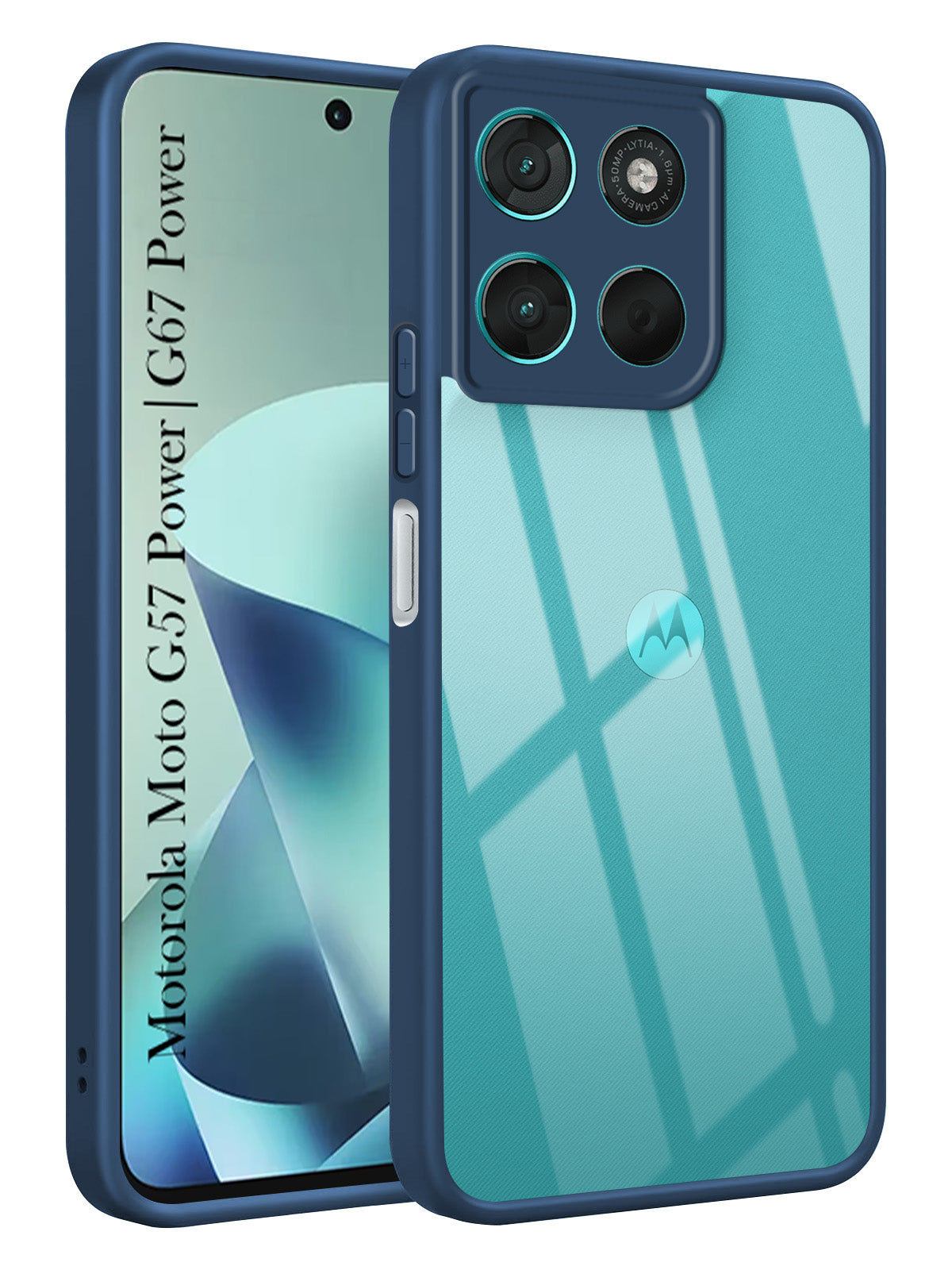 For Motorola Moto G67 Power | G57 Power Back Cover Case Ultra-Hybrid (Lifetime Anti Yellow | Anti Scratch | Crystal Clear Shockproof)