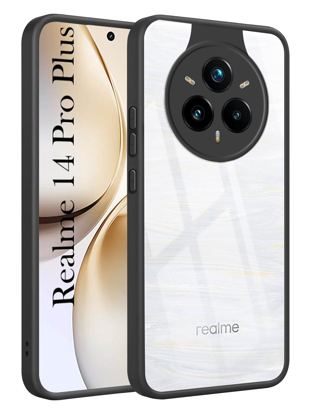 For Realme 14 Pro Plus 5G Back Cover Case (Lifetime Anti Yellow | Anti Scratch | Crystal Clear Shockproof)