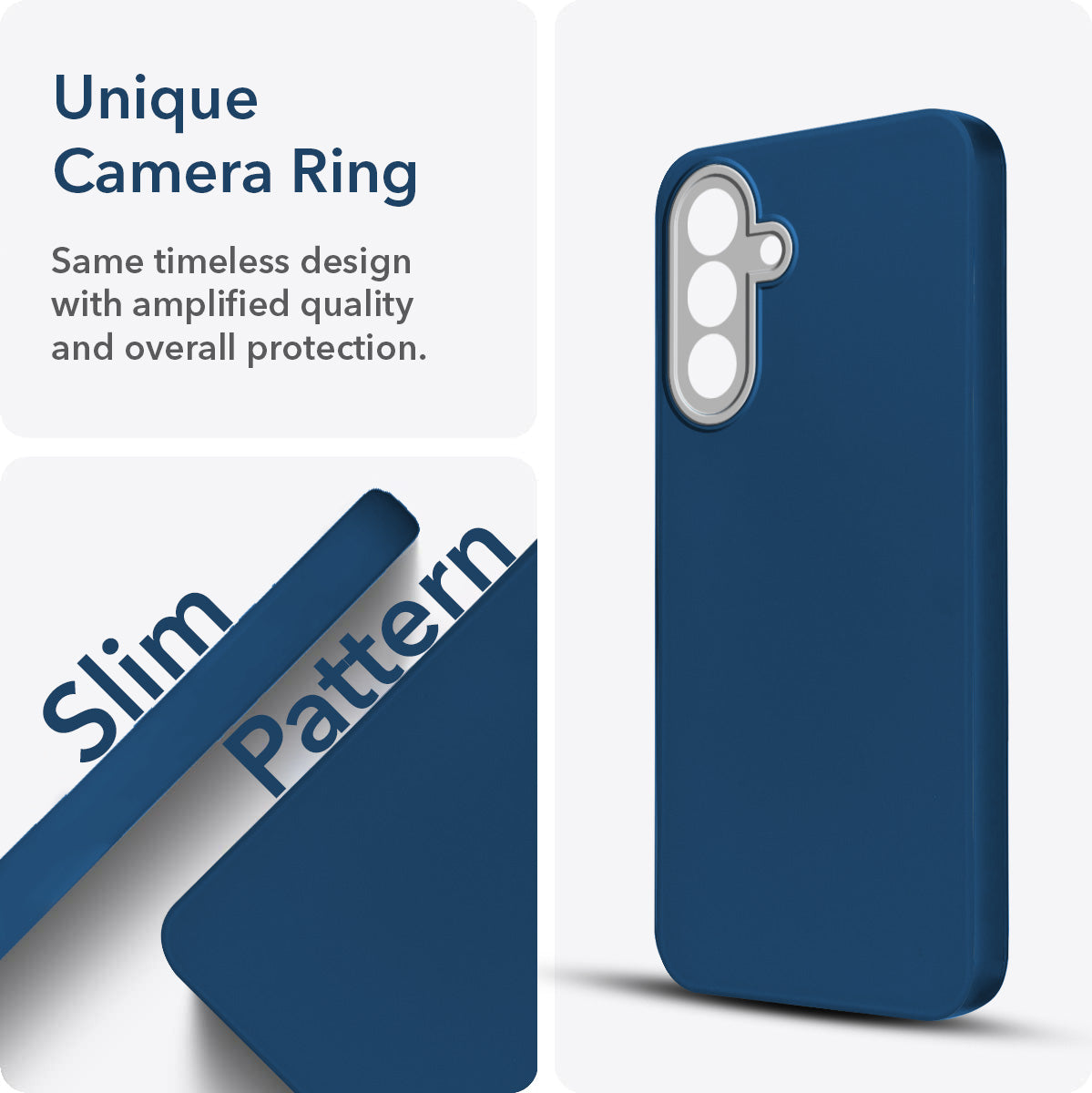 For Samsung Galaxy A26 5G Back Cover Case Matte Silicone (Dual Colour |Full Camera Protection | Sleek and Professional)