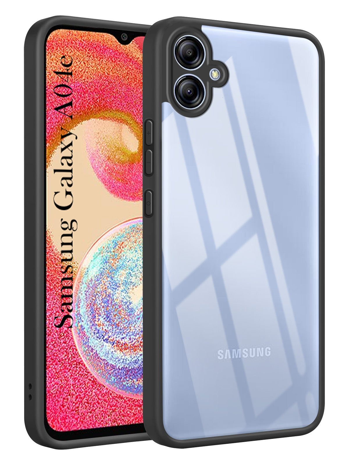 For Samsung Galaxy A04 | A04E Back Cover Case Ultra-Hybrid (Lifetime Anti Yellow | Anti Scratch | Crystal Clear Shockproof)