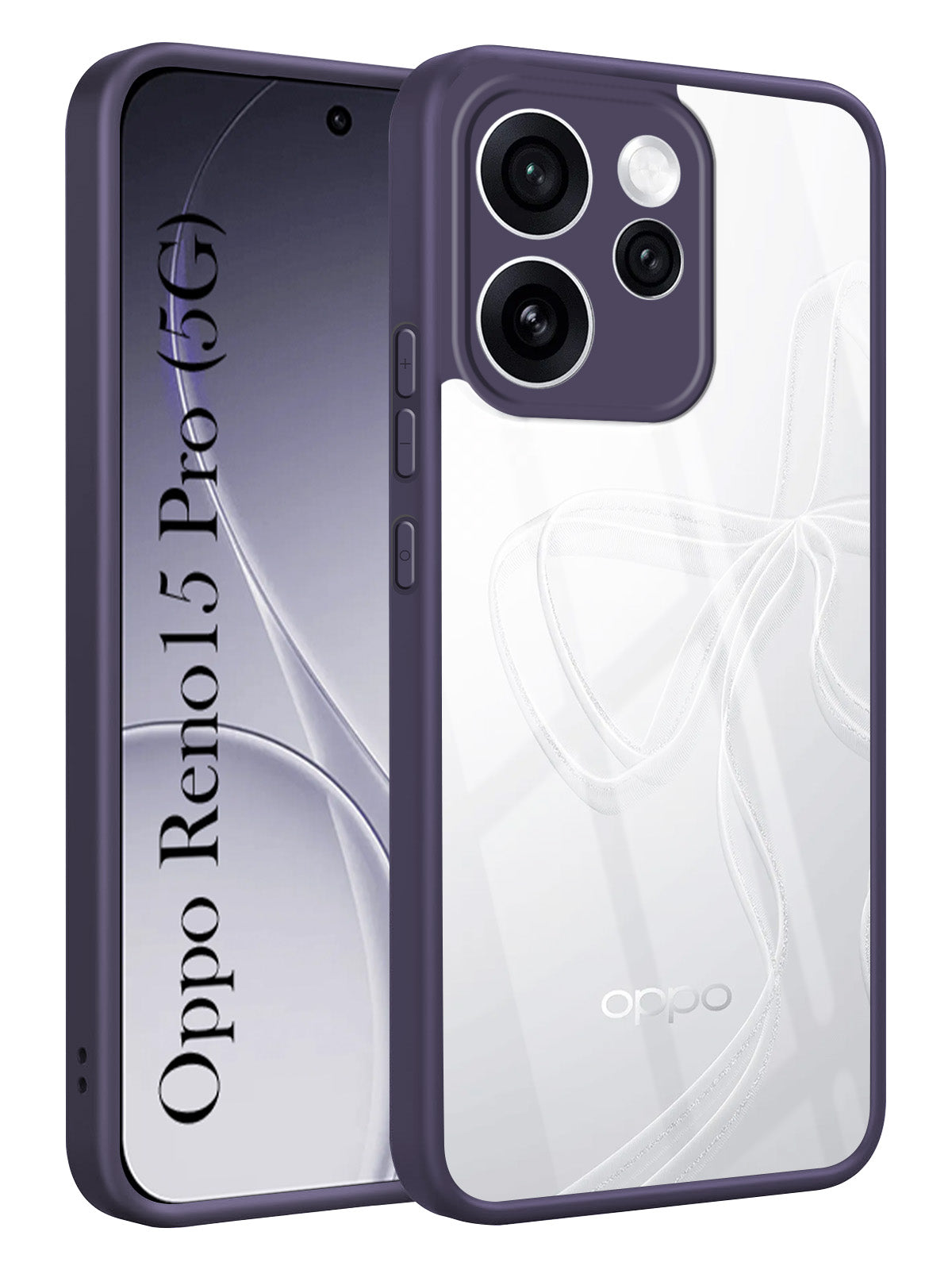 For Oppo Reno15 Pro 5G | Oppo Reno 15 Pro 5G Back Cover Case Ultra-Hybrid (Lifetime Anti Yellow | Anti Scratch | Crystal Clear Shockproof)
