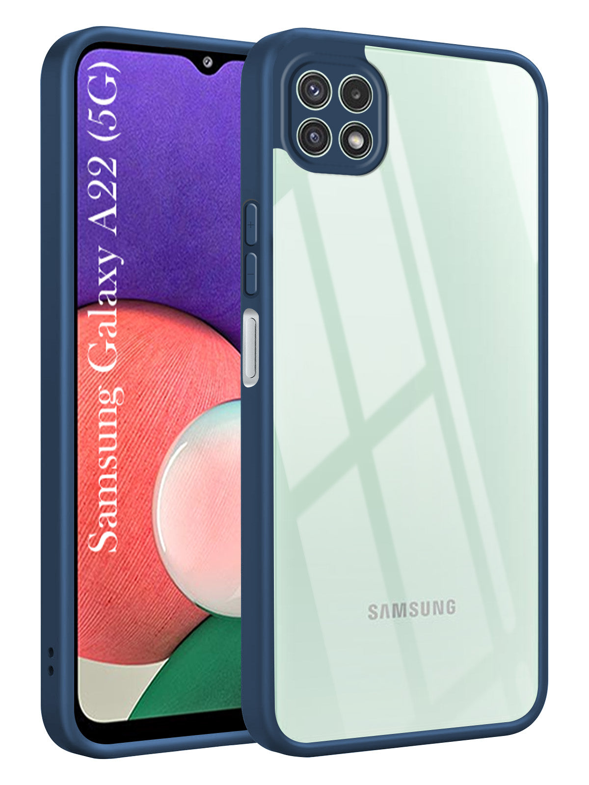 For Samsung Galaxy A22 5G Back Cover Case Ultra-Hybrid (Lifetime Anti Yellow | Anti Scratch | Crystal Clear Shockproof)
