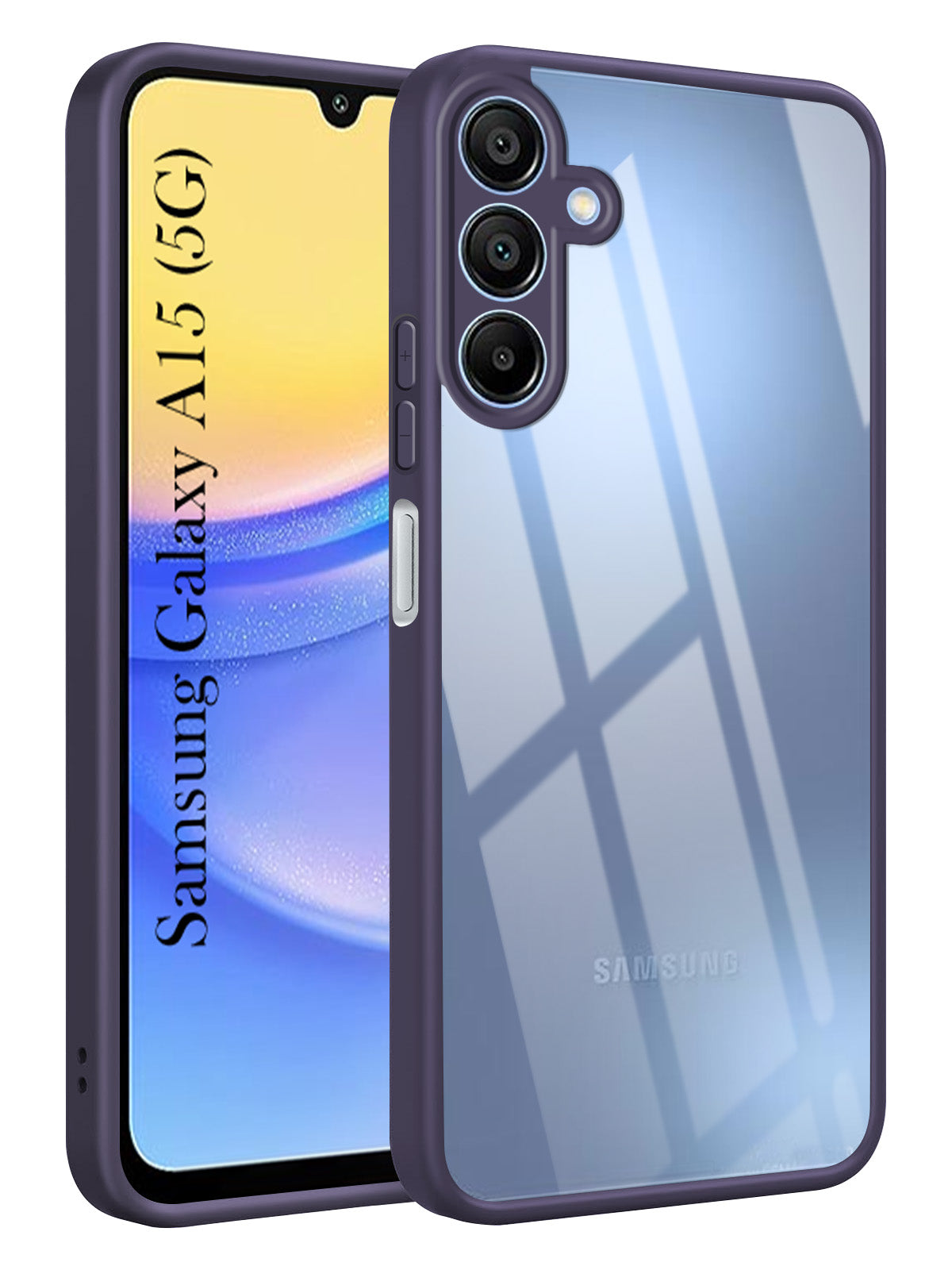 For Samsung Galaxy A15 5G Back Cover Case Ultra-Hybrid (Lifetime Anti Yellow | Anti Scratch | Crystal Clear Shockproof)
