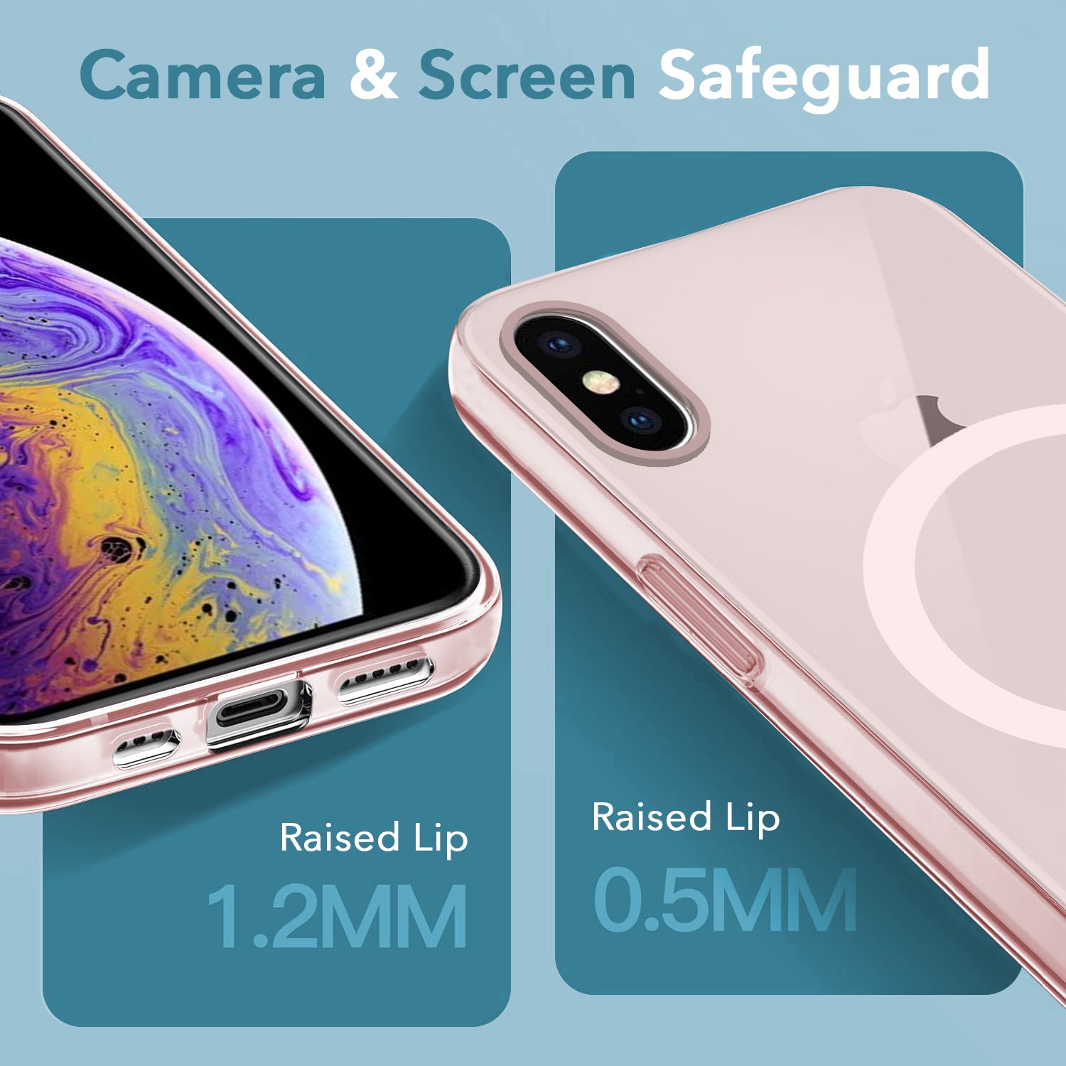 For Apple iPhone Xs Back Cover Case (Frosted Matte Feel | MagSafe Compatible Wireless Charging | Polycarbonate Material)