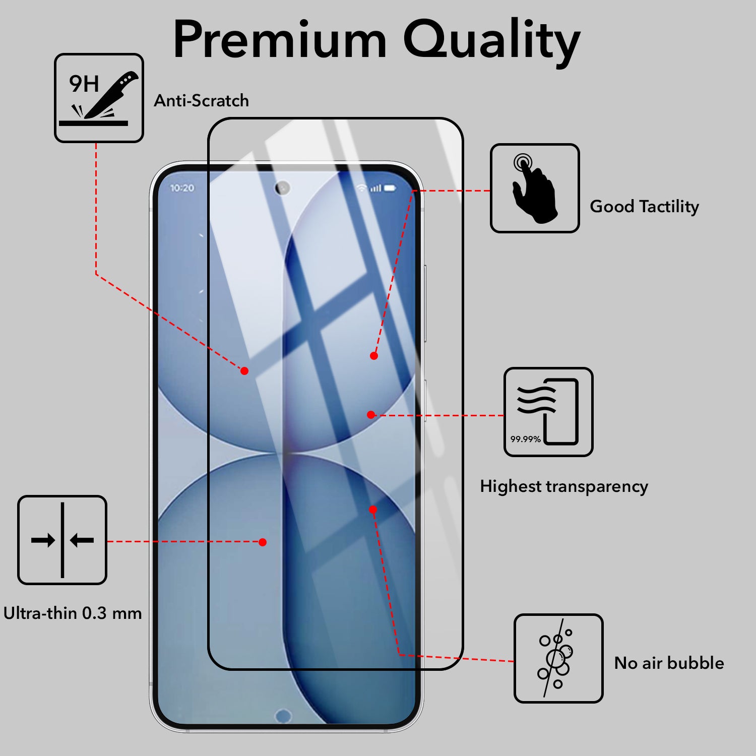 (Pack of 2) Tempered Glass For Nothing Phone 4A 5G Military-Grade Gorilla Screen Protector (Shatterproof HD Clarity | Oleophobic Coating | 3D Precision Cut)