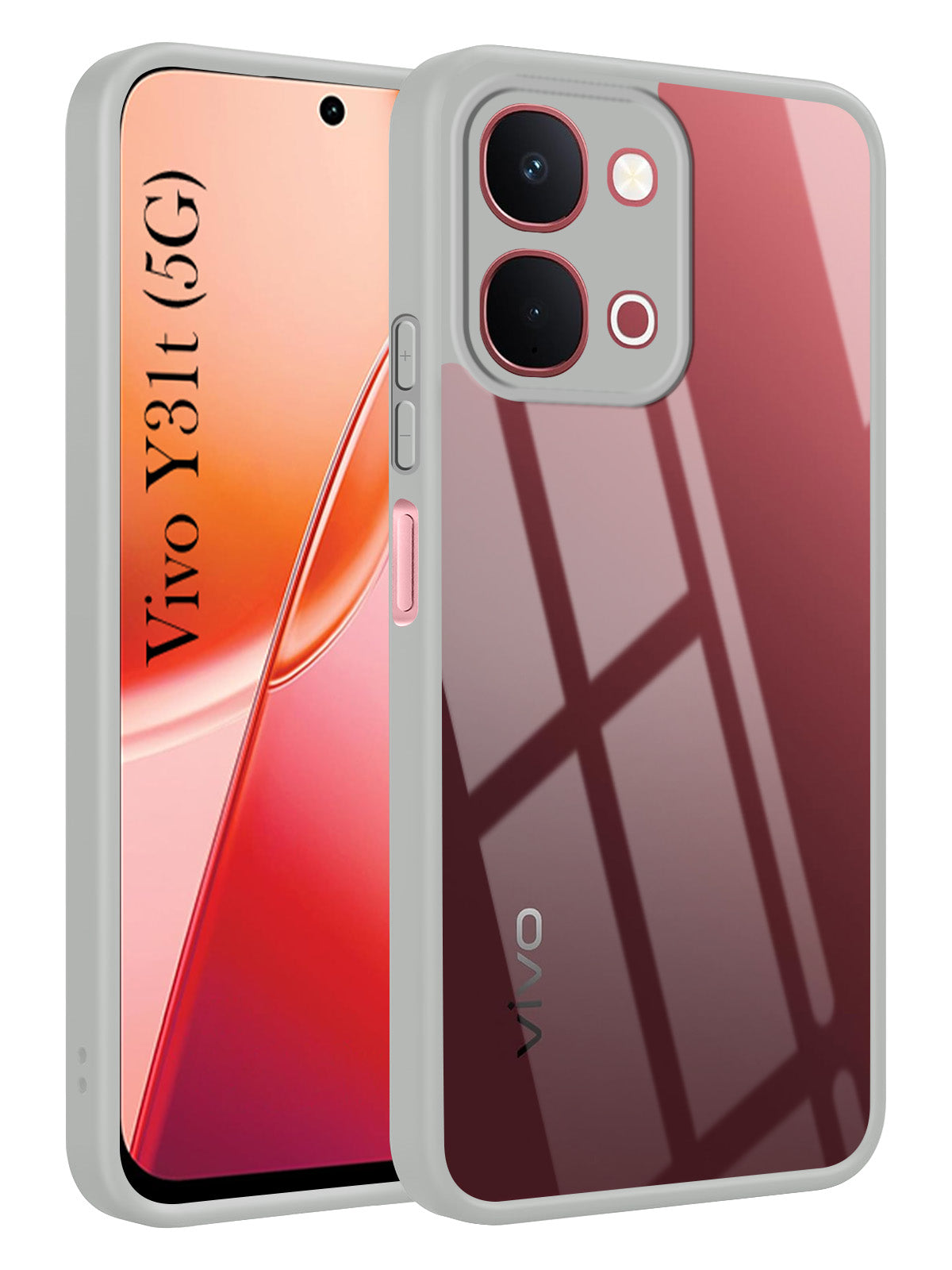 For Vivo Y31T 5G Back Cover Case Ultra-Hybrid (Lifetime Anti Yellow | Anti Scratch | Crystal Clear Shockproof)