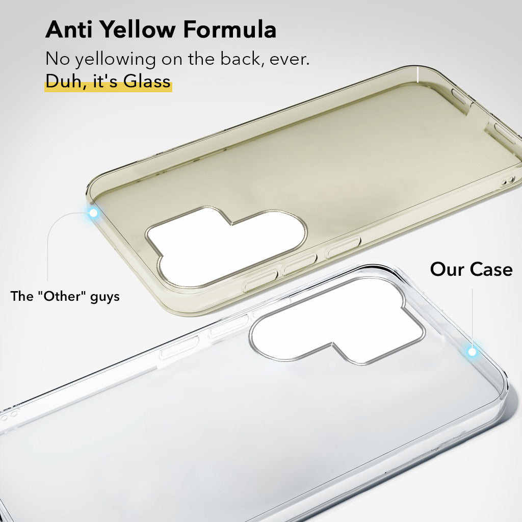 For Samsung Galaxy S26 Ultra Back Cover Shockproof Crystal-Clear (Anti Yellow Case | Drop & Camera Protection | Hard Polycarbonate)