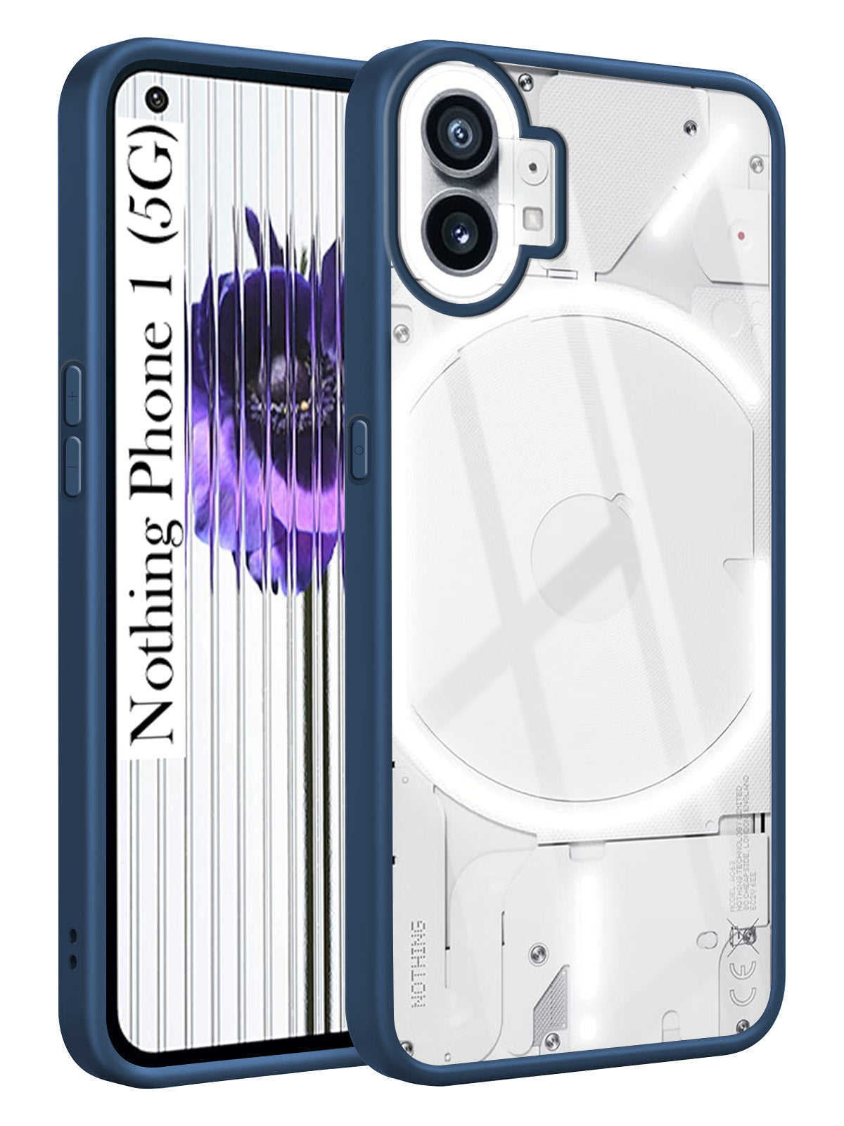 For Nothing Phone 1 Back Cover Case Ultra-Hybrid (Lifetime Anti Yellow | Anti Scratch | Crystal Clear Shockproof)