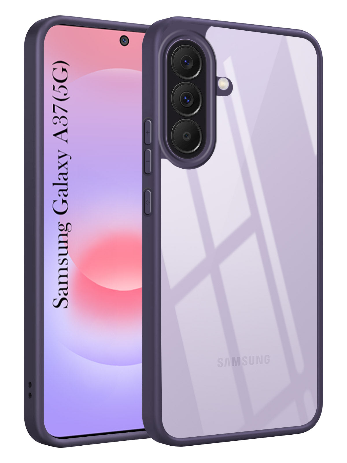 For Samsung Galaxy A37 5G Back Cover Case Ultra-Hybrid (Lifetime Anti Yellow | Anti Scratch | Crystal Clear Shockproof)