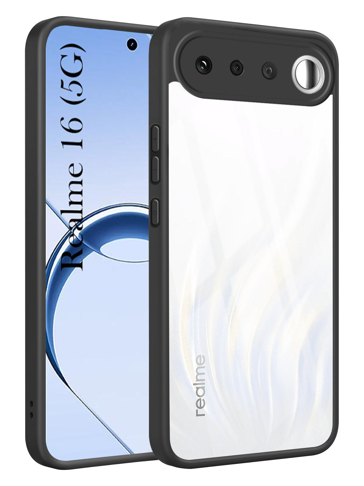 For Realme 16 Back Cover Case Ultra-Hybrid (Lifetime Anti Yellow | Anti Scratch | Crystal Clear Shockproof)