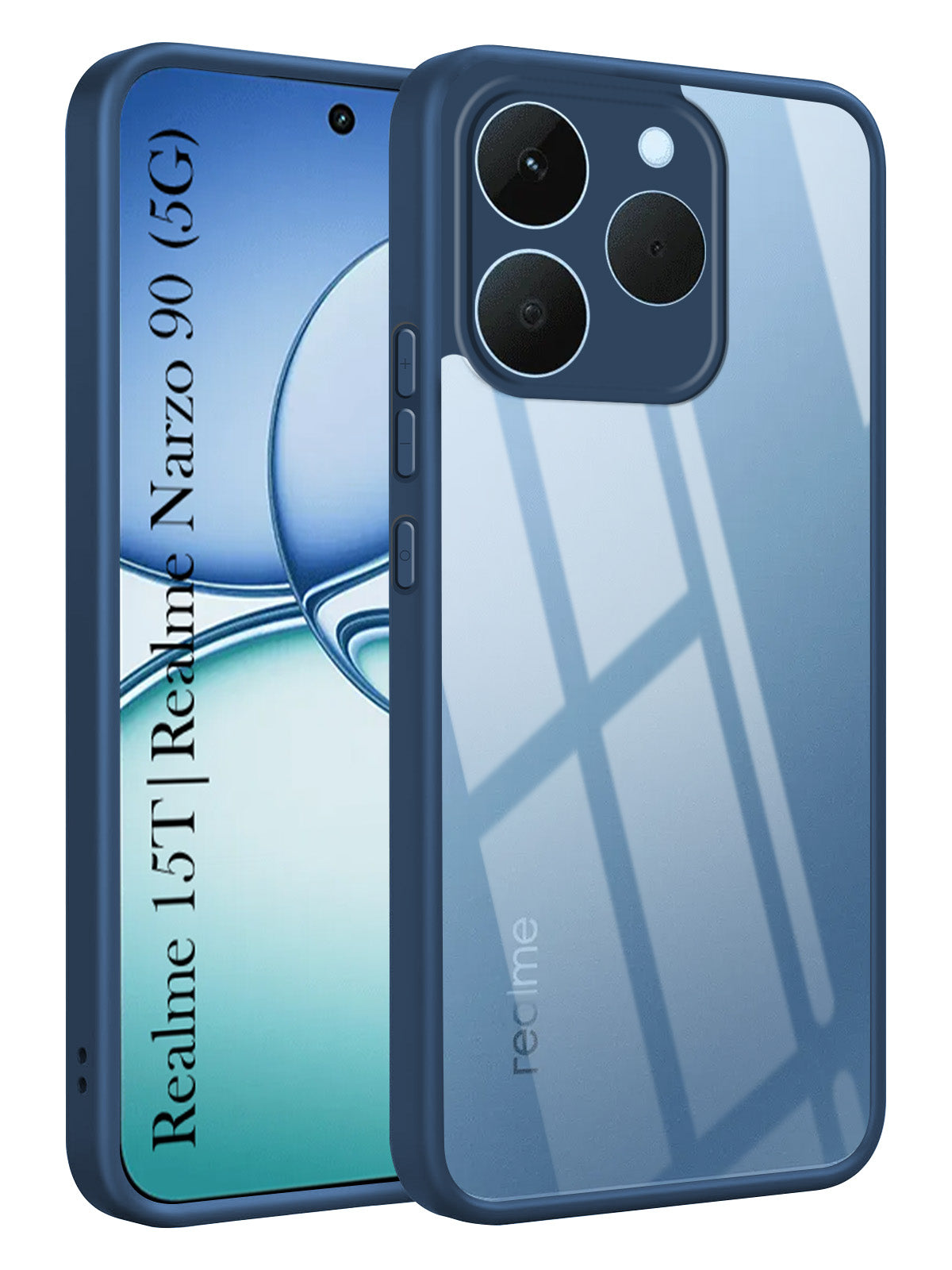 For Realme 15T | Realme Narzo 90 Back Cover Case (Lifetime Anti Yellow | Anti Scratch | Crystal Clear Shockproof)