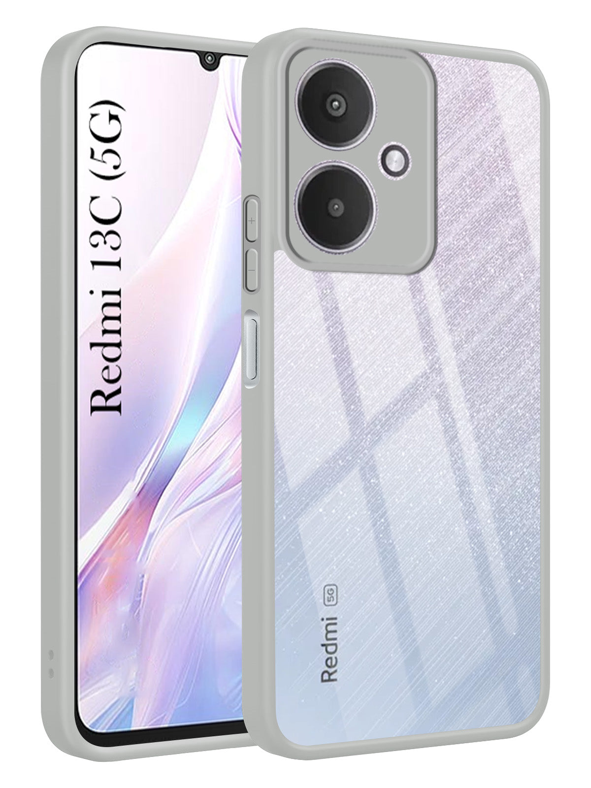 For Redmi 13C 5G Back Cover Case Ultra-Hybrid (Lifetime Anti Yellow | Anti Scratch | Crystal Clear Shockproof)