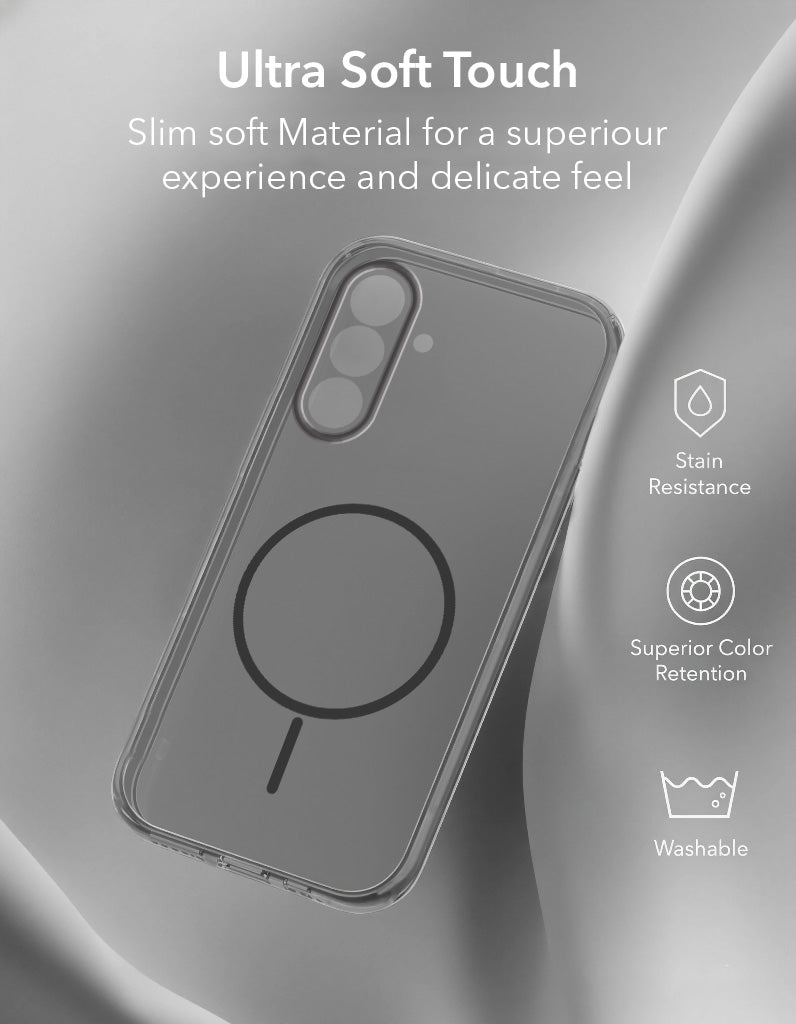For Samsung Galaxy A36 5G Back Cover Case Silicone (Slim Paper Thin | Camera Protection Bump | Minimalist Professional | Soft Flexible)