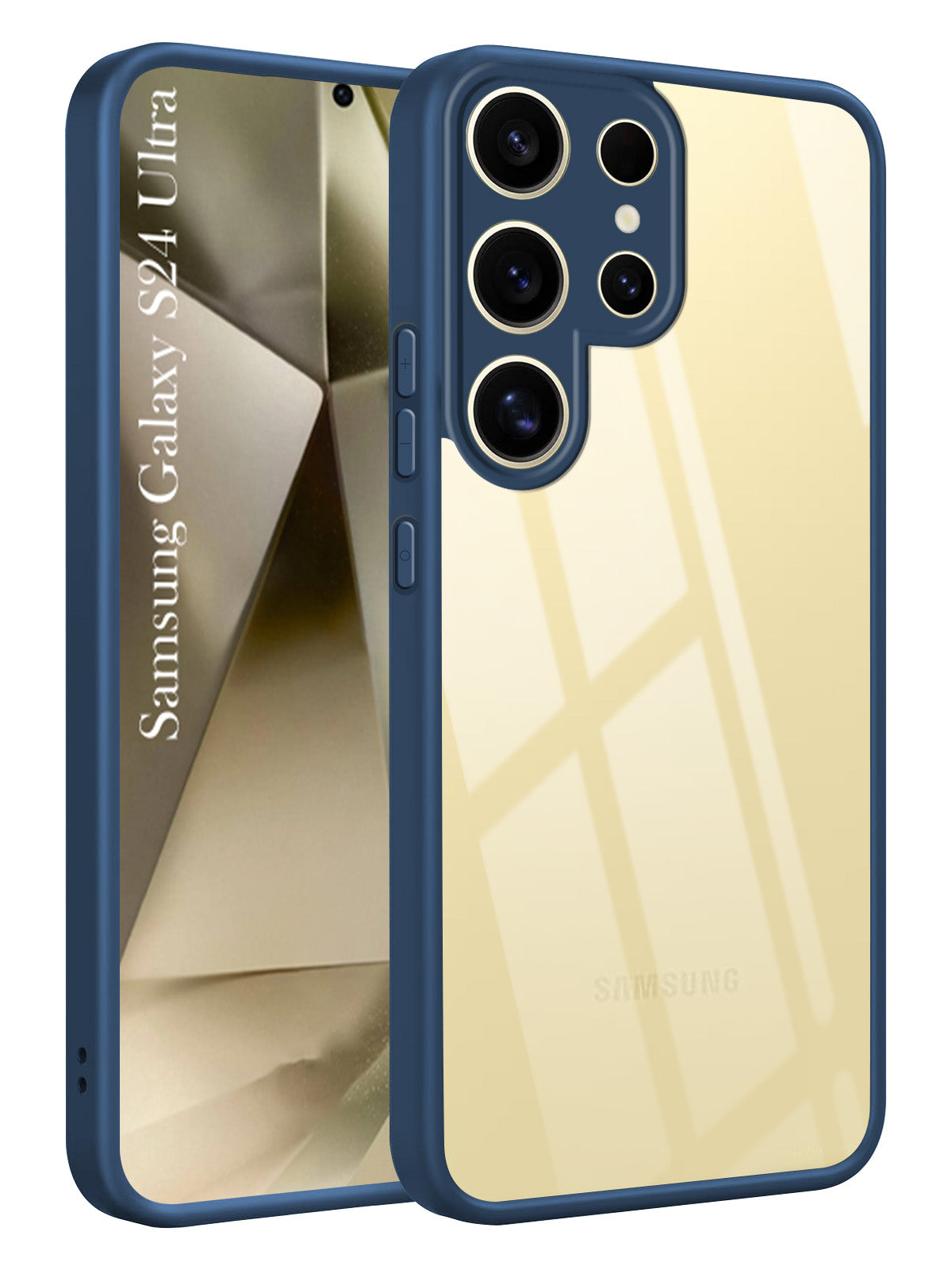 For Samsung Galaxy S24 Ultra Back Cover Case Ultra-Hybrid (Lifetime Anti Yellow | Anti Scratch | Crystal Clear Shockproof)