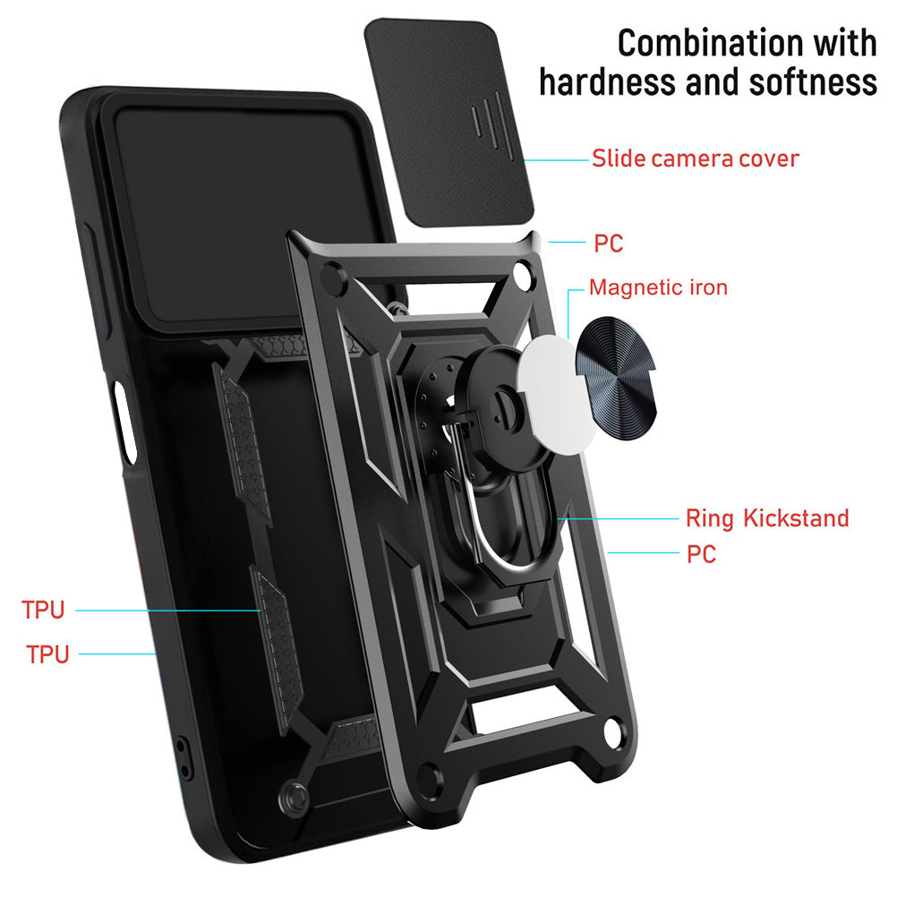 For Infinix Hot 40i Back Cover Case (Hybrid Dual Armor Polycarbonate)