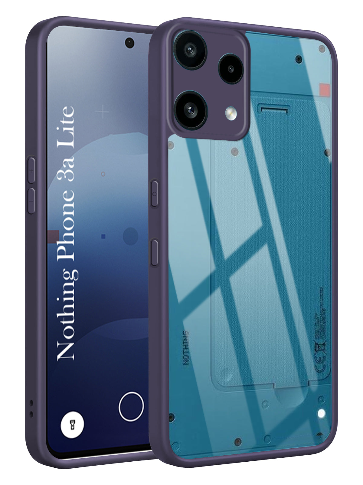 For Nothing Phone 3A Lite Back Cover Case Ultra-Hybrid (Lifetime Anti Yellow | Anti Scratch | Crystal Clear Shockproof)