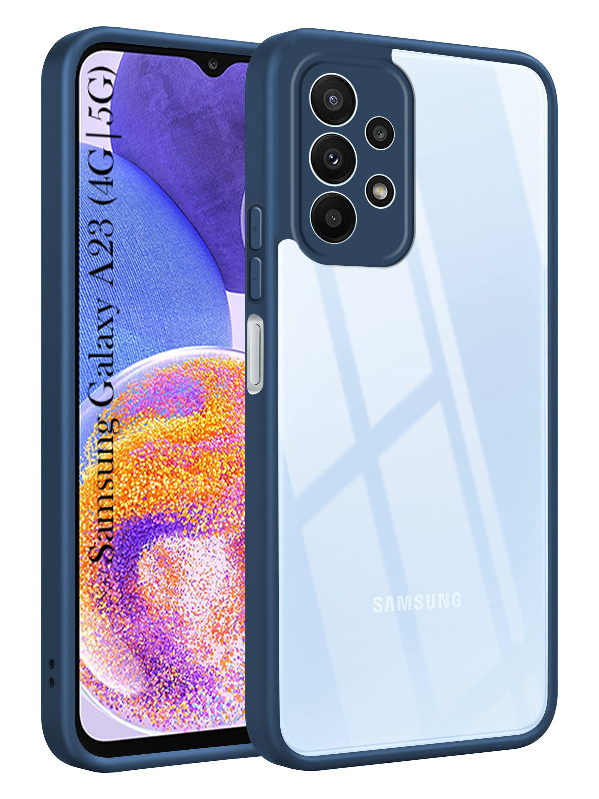 For Samsung Galaxy A23 4G | 5G Back Cover Case  Ultra-Hybrid (Lifetime Anti Yellow | Anti Scratch | Crystal Clear Shockproof)