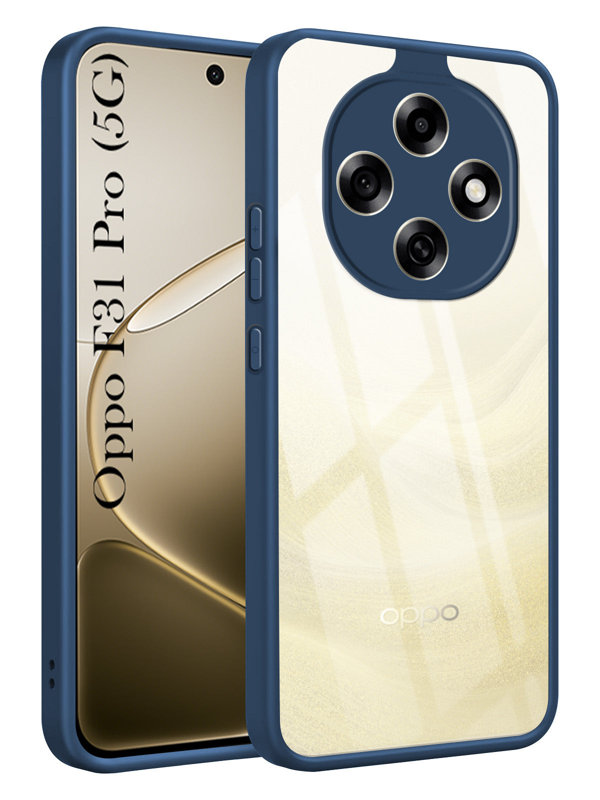 For Oppo F31 Pro Back Cover Case Ultra-Hybrid (Lifetime Anti Yellow | Anti Scratch | Crystal Clear Shockproof)