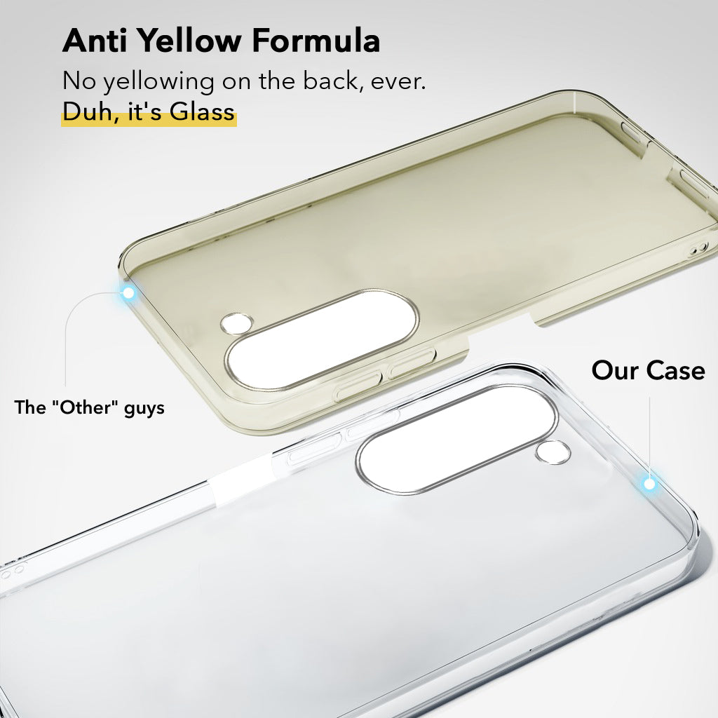 For Realme P4 Lite 5G | Narzo 100 Lite 5G Back Cover Case Lifetime Anti-Yellow Clear (Sleek Hard Crystal | Shockproof and Camera Protection)